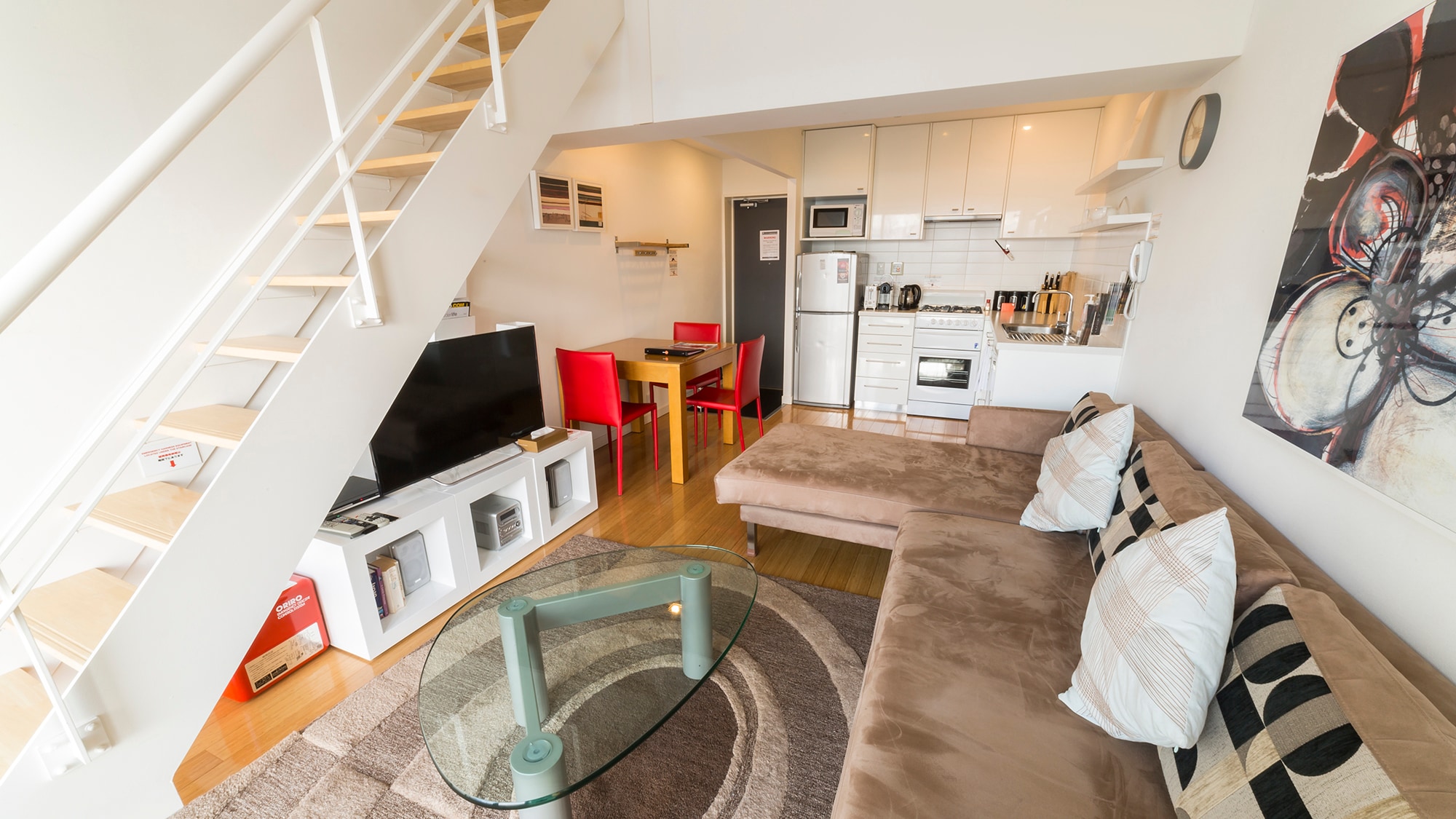 [1 to 3 bedrooms] Living room and dining room