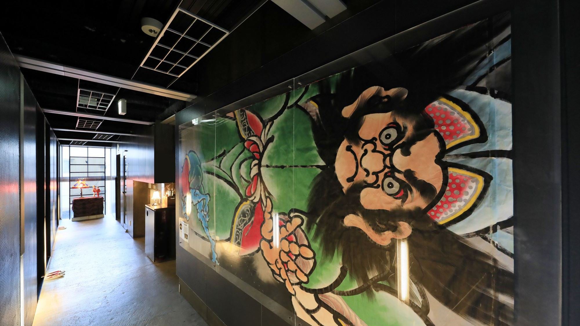 [Guest room corridors] The murals on each floor are different and one of the highlights.