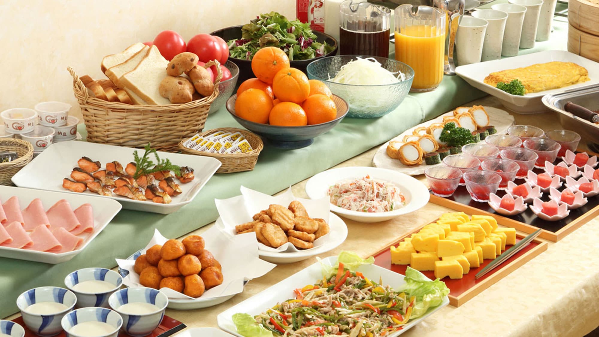 [Breakfast buffet] Charge up your energy for the day!