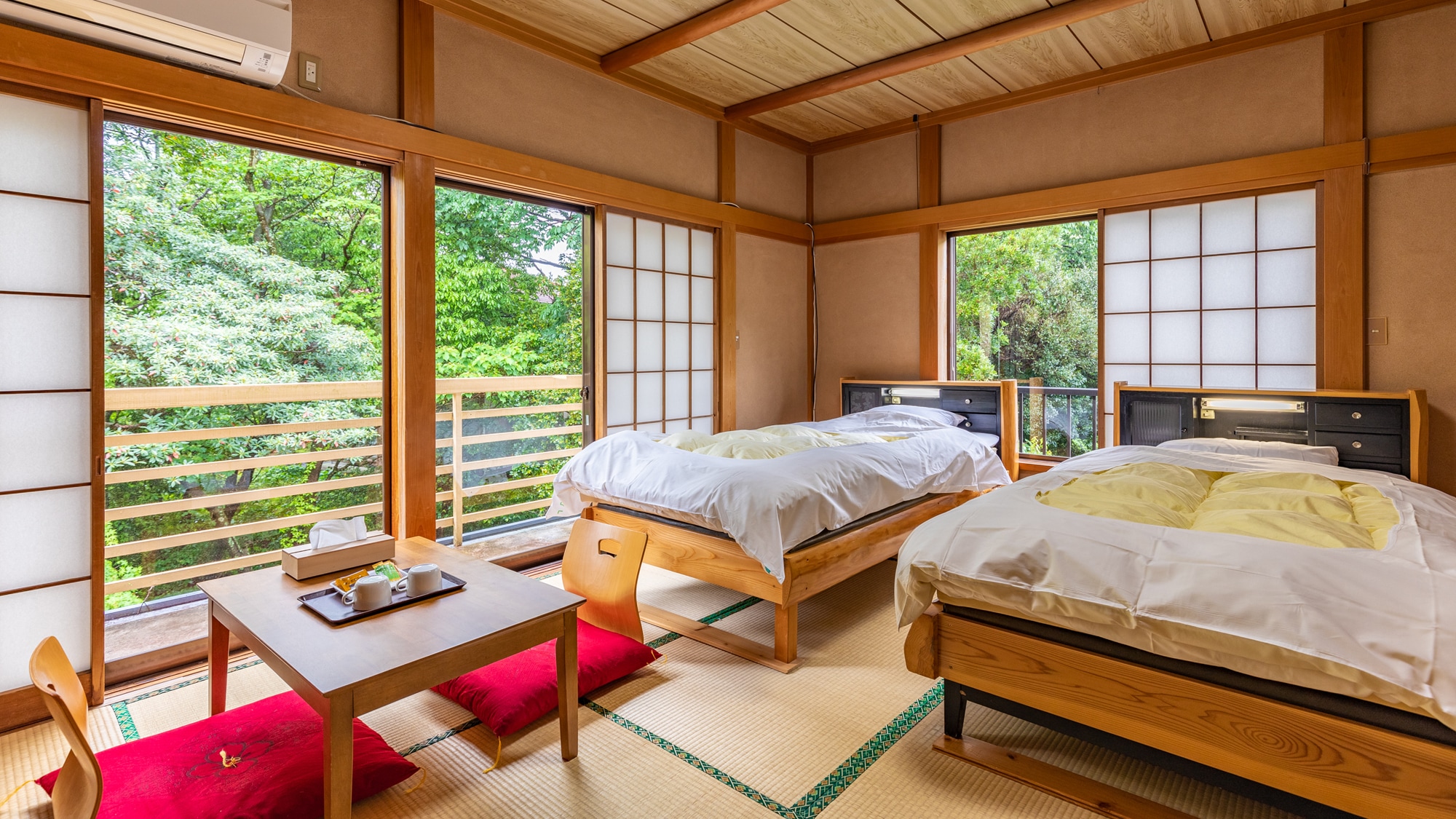 Sogokan (Phụ lục) Phòng đôi theo phong cách Nhật Bản 8 chiếu tatami & 2 giường