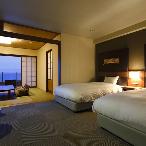 * Guest room on the 3rd floor of the hotel building (example of guest room)