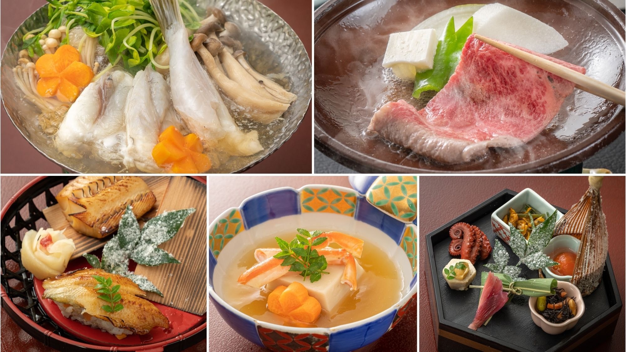 Winter Gourmet Kaiseki Course (Bamboo Course)