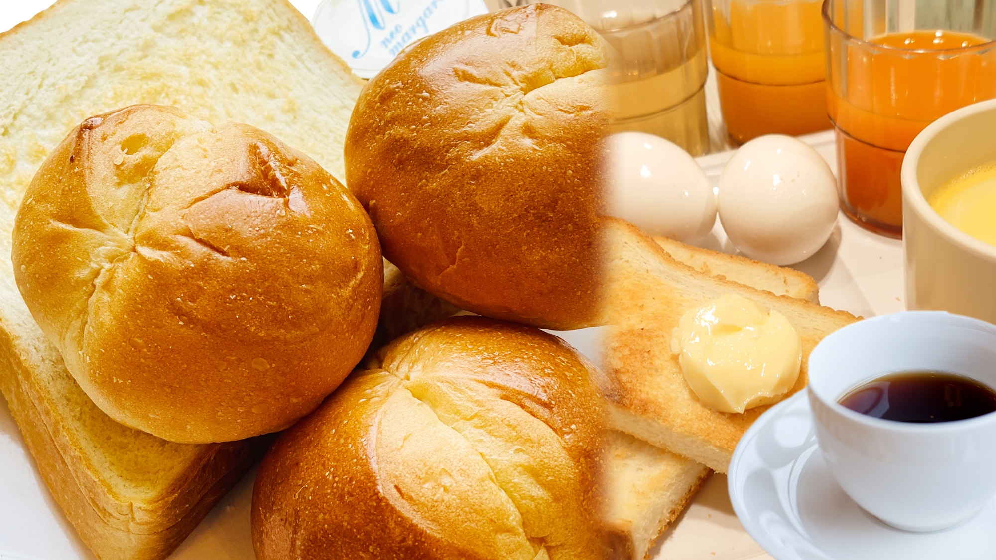 조식 빵 무료 서비스