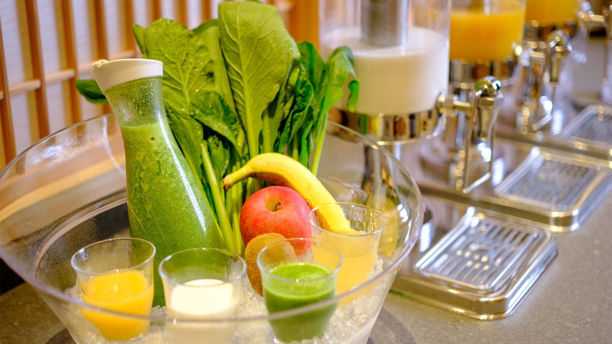[Breakfast Buffet] A popular gem with many customers saying it's "delicious♪" ≪Chef's special green smoothie≫