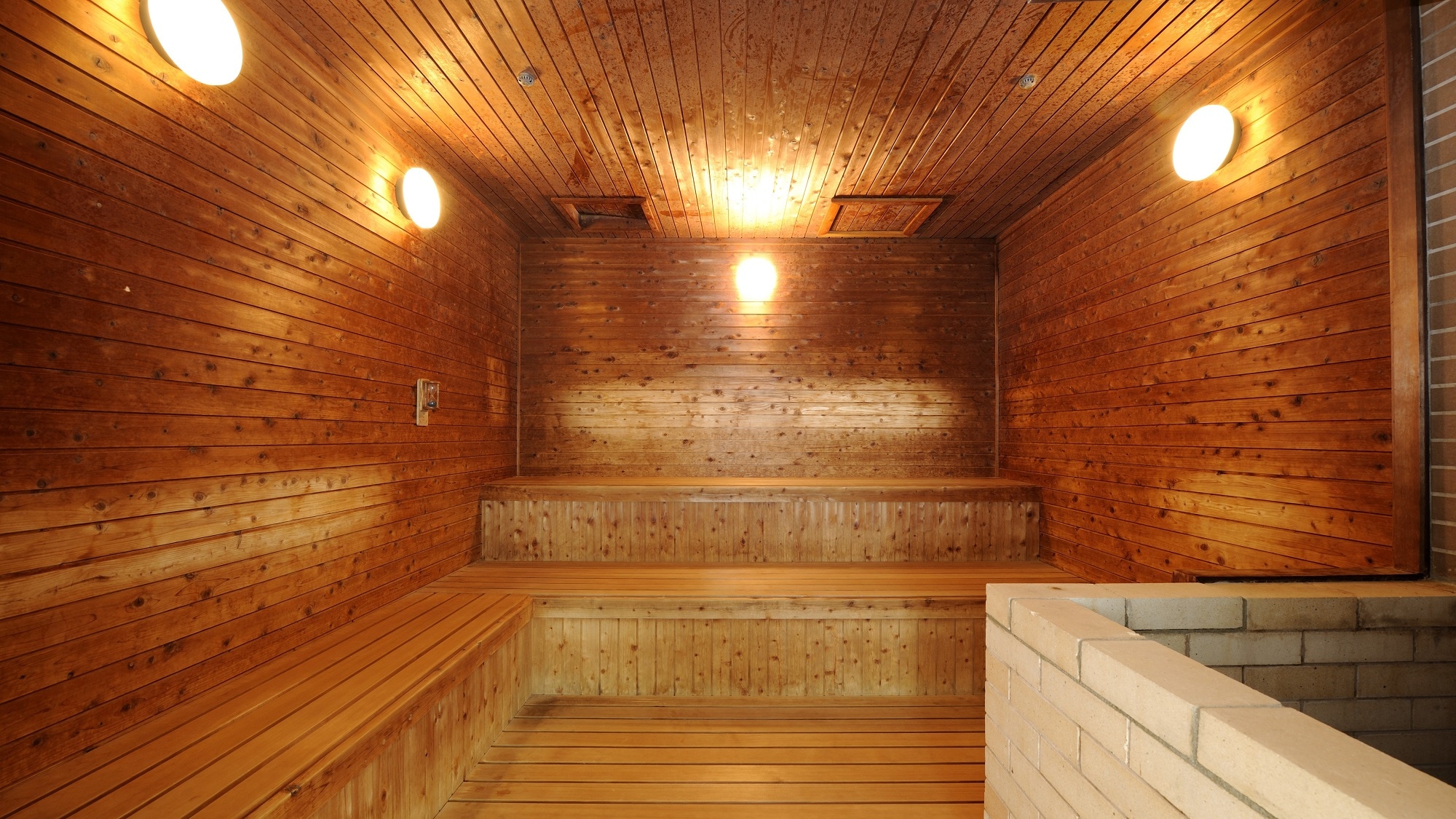 There is also a sauna.