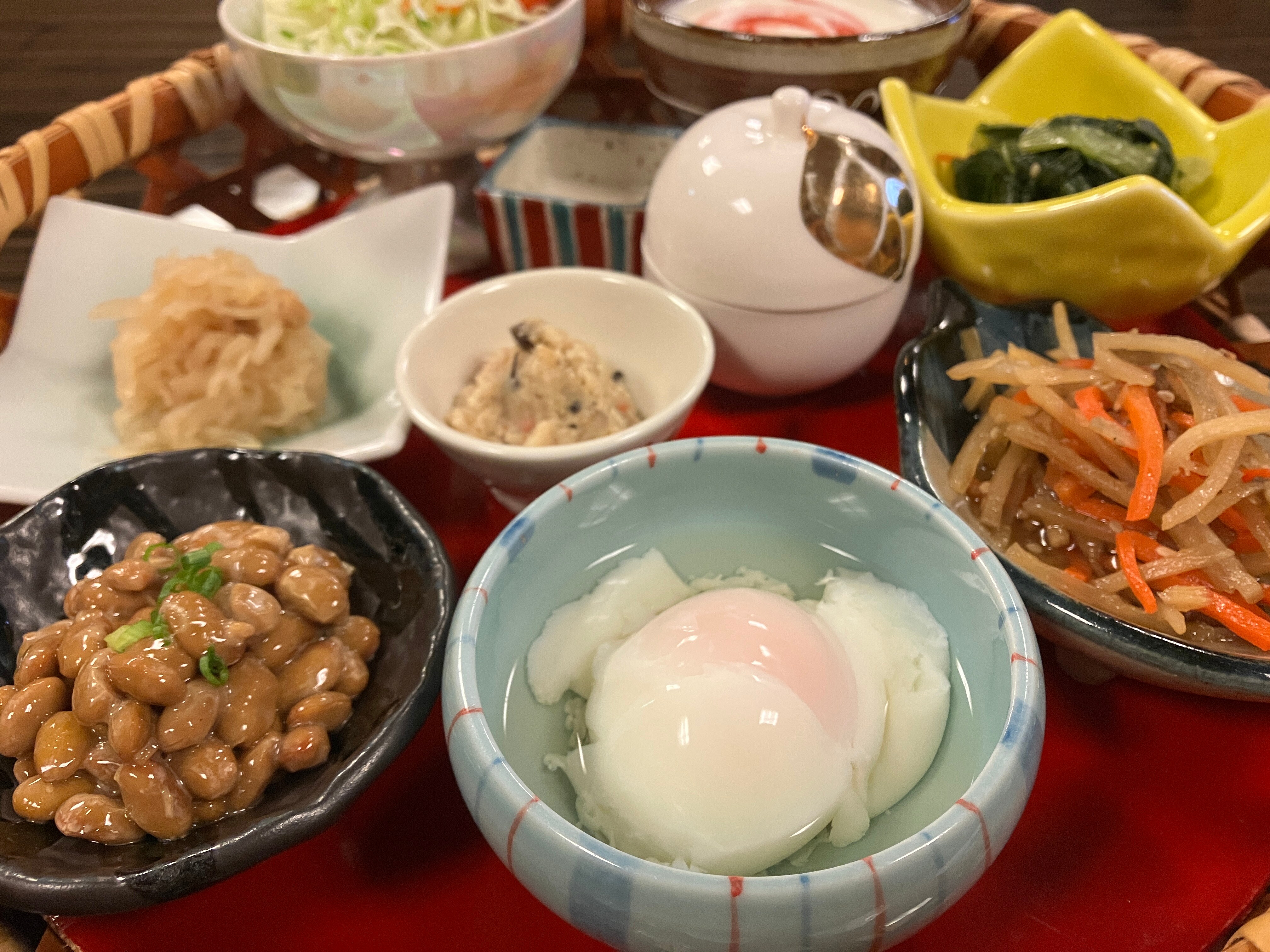 Breakfast at a ryokan is always exciting.