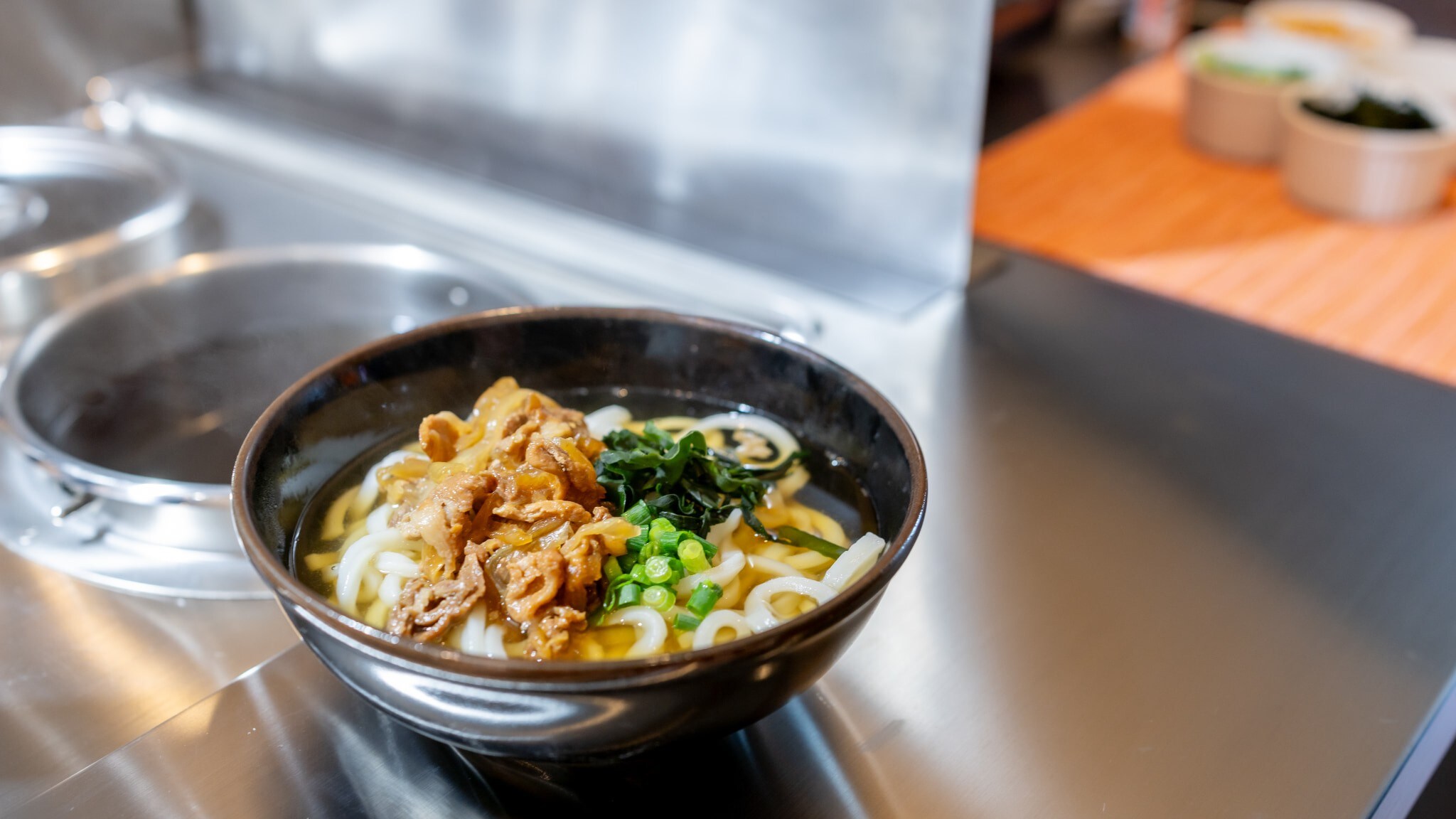Meat udon from Taiyo Farm!