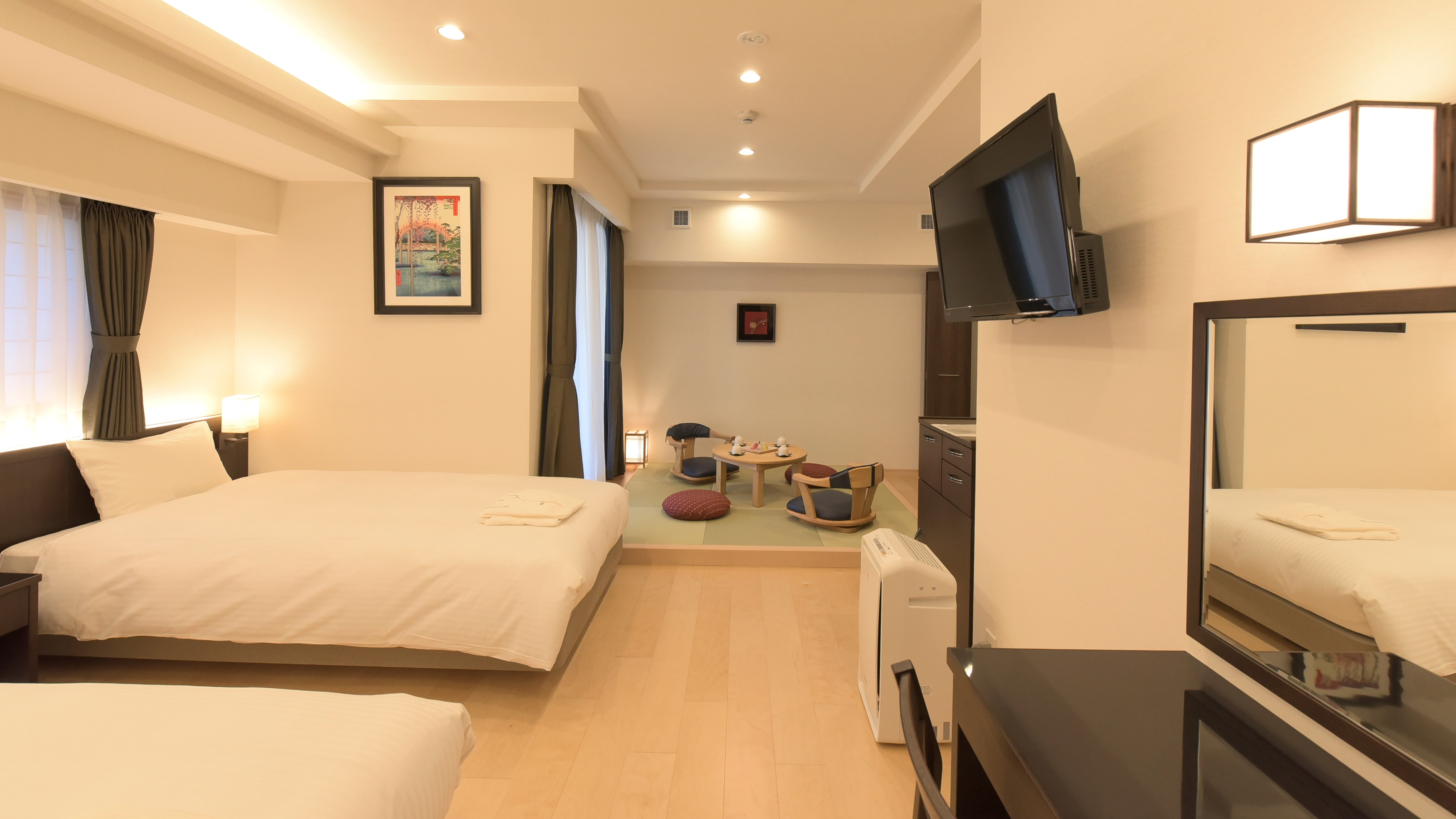 Japanese and Western room entrance