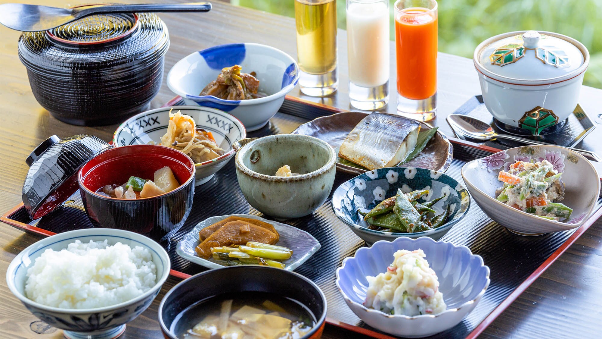 ・Breakfast: "Kurokura Breakfast" made by local mothers