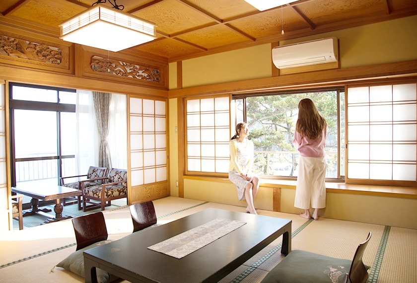 Japanese-style room sea side