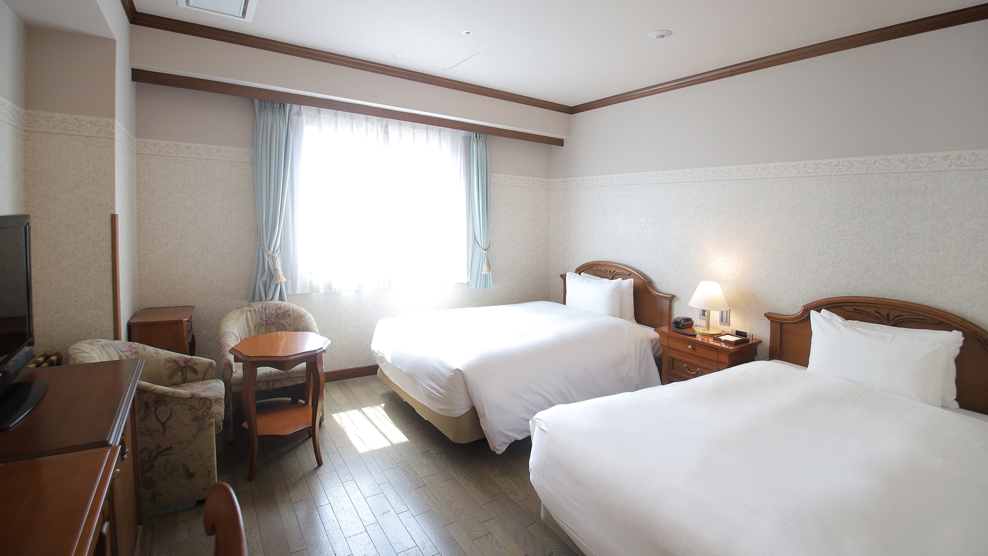 [5th floor floor color: standard wood grain] Standard twin (example)