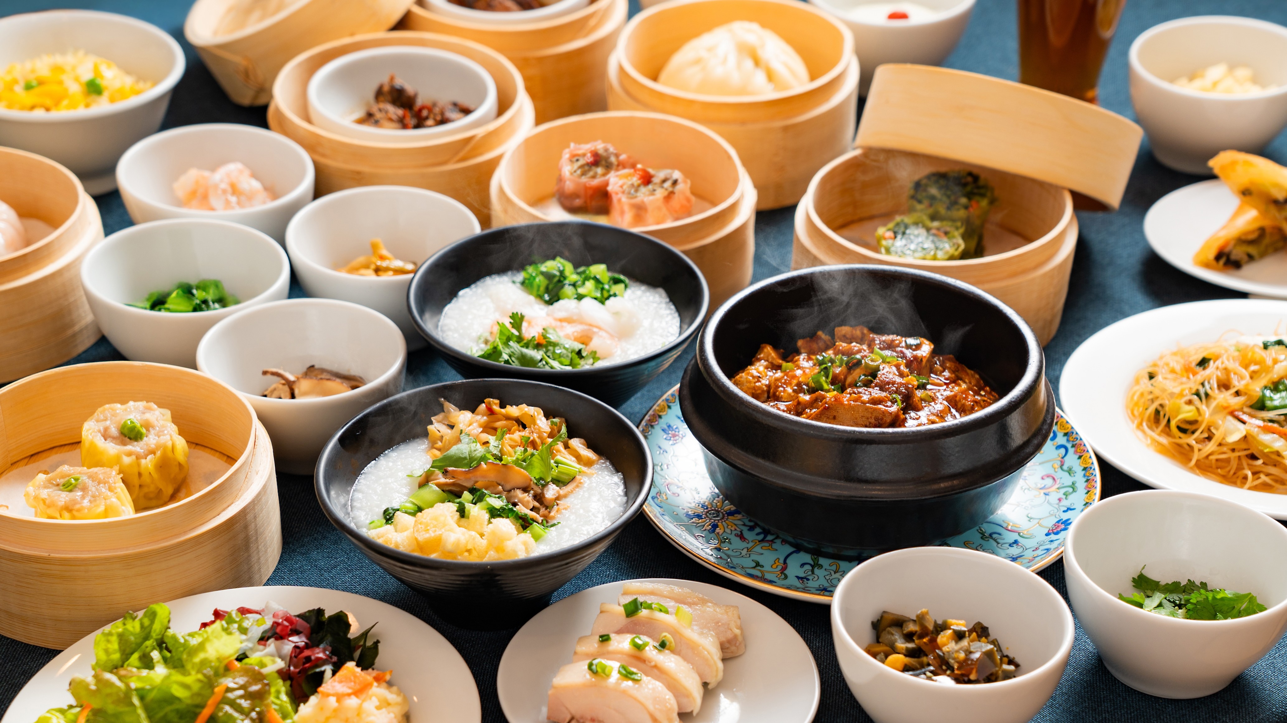 Example of a breakfast buffet
