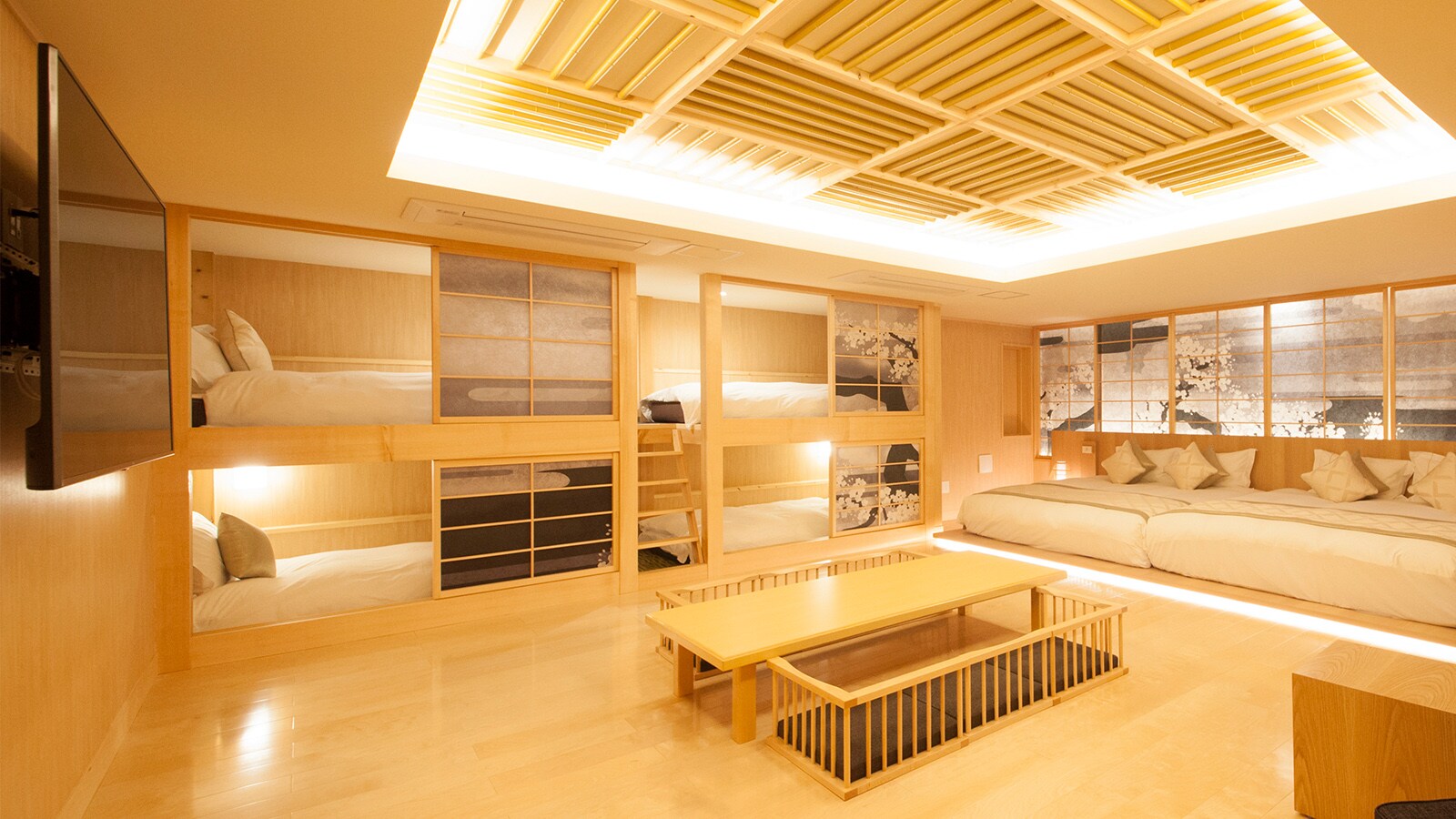 Suite Jepang Keluarga Premier << 1-8 orang >>