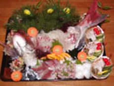 Our proud live sashimi
