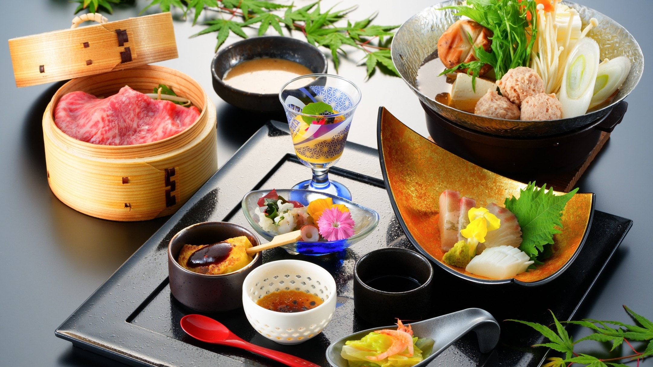 <저녁식사> 개인 모듬 요리 일례