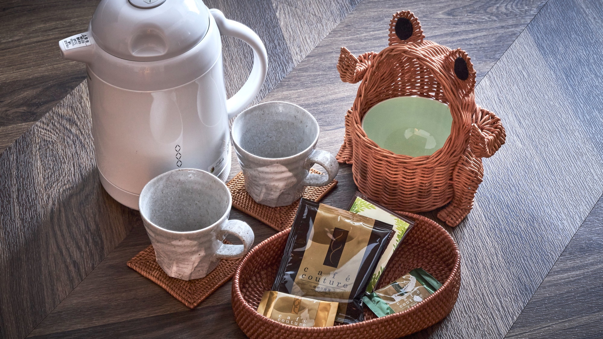 您也可以在房間內享用伊豆著名的guricha。