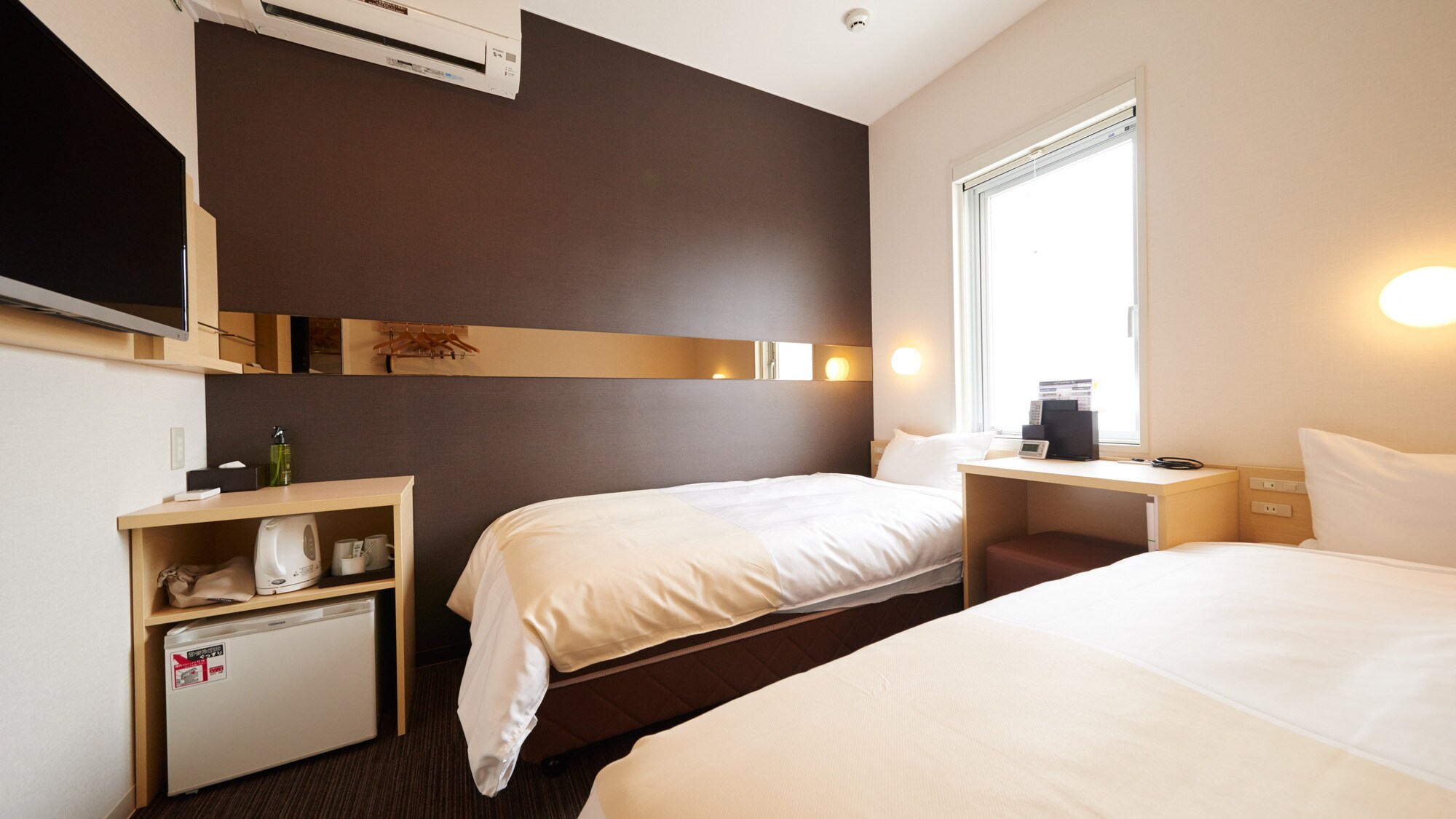 A maximum of 2 people can stay (including infants)