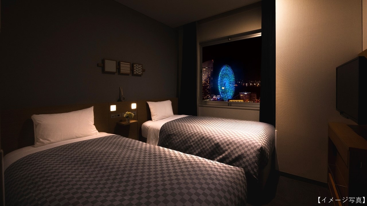 Night view Casual Twin Room