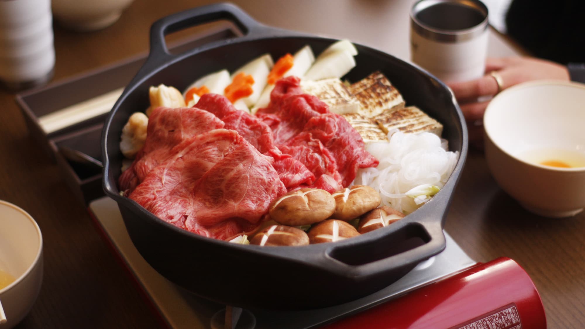 Awaji beef sukiyaki
