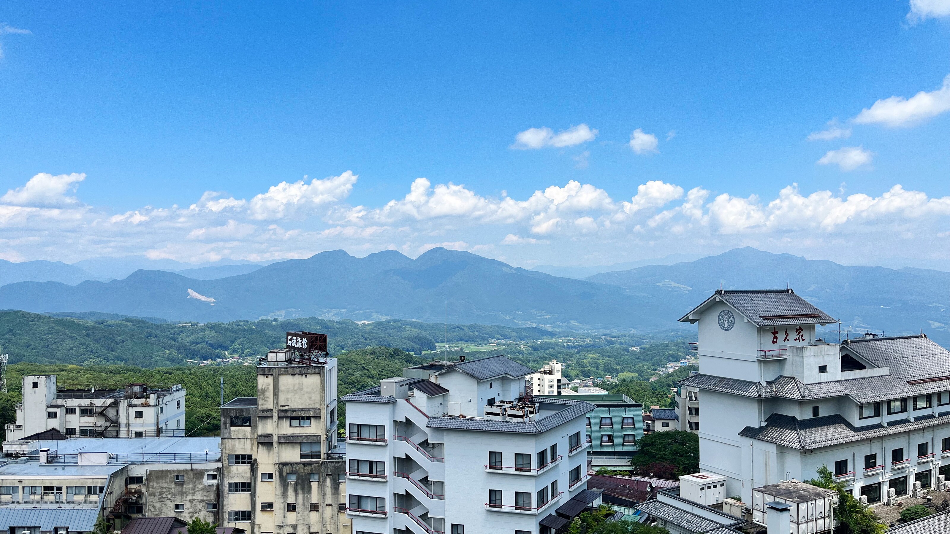 Quang cảnh từ bồn tắm quan sát riêng trên tầng 7①