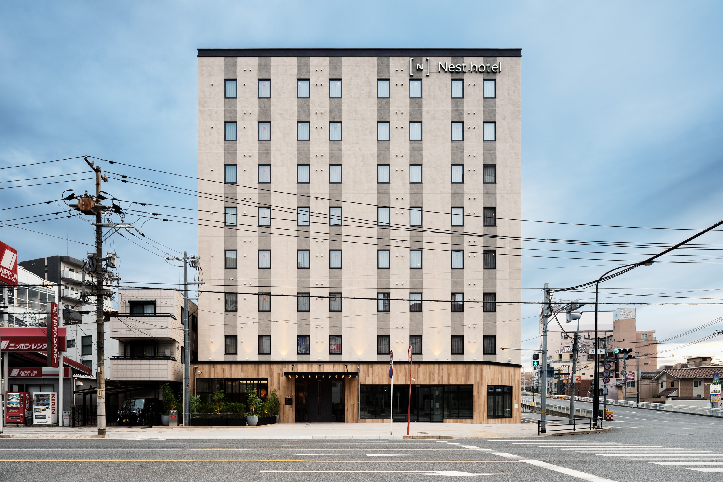 Appearance of the hotel About a 5-minute walk from Hiroshima Station