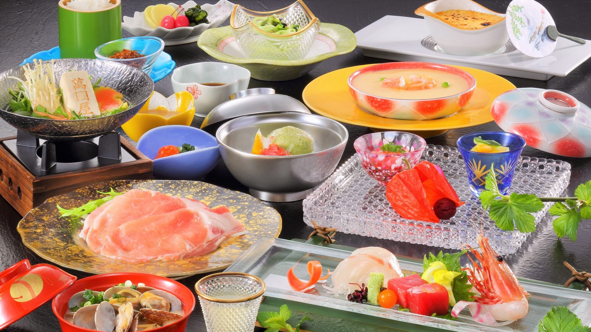 [Makan Malam] Kaiseki Jepang dengan Kome no Musume Buta Shabu Shabu (Musim Panas)