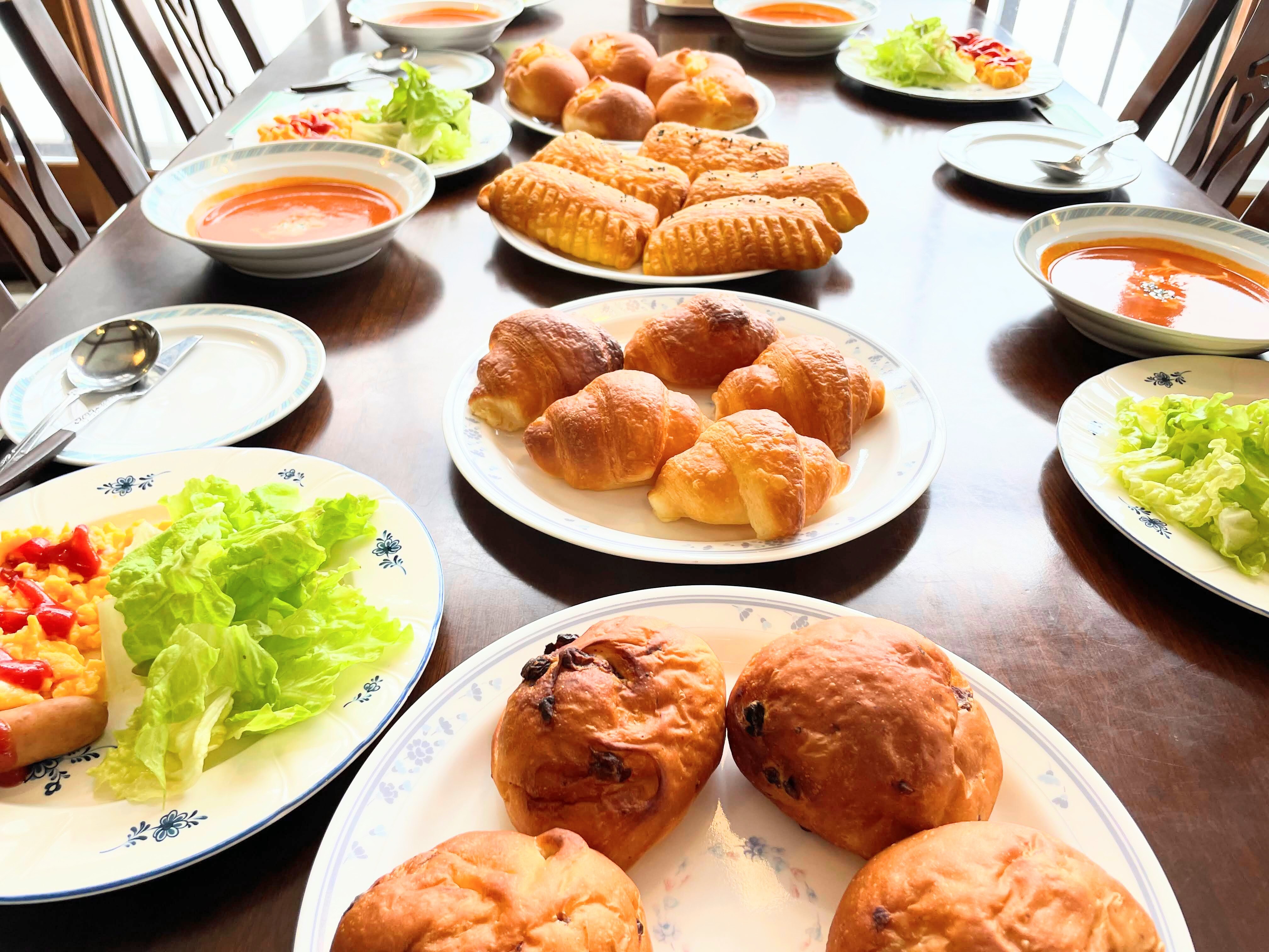Freshly baked homemade bread