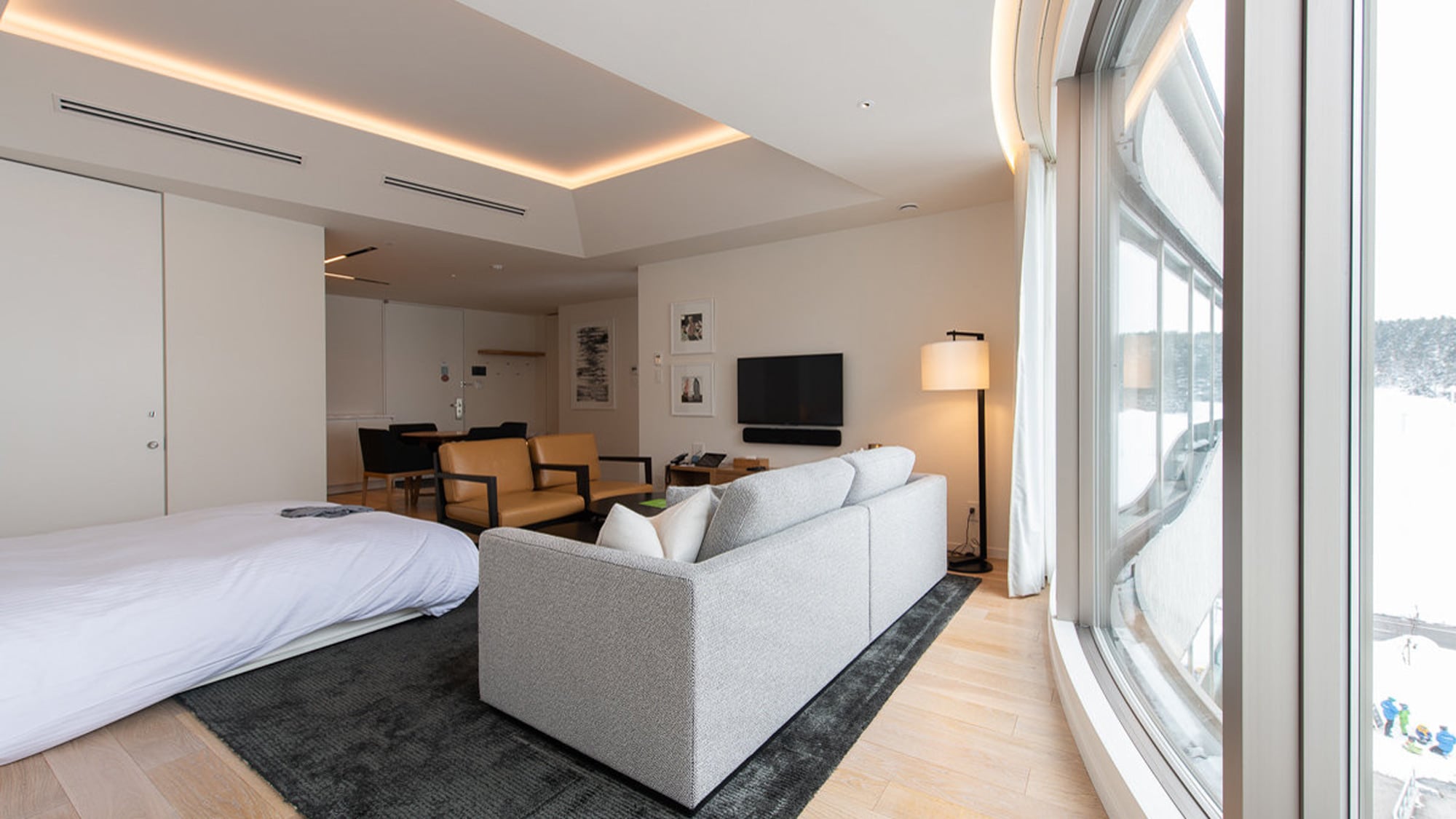 [1 bedroom] Living room (when using extra bed)