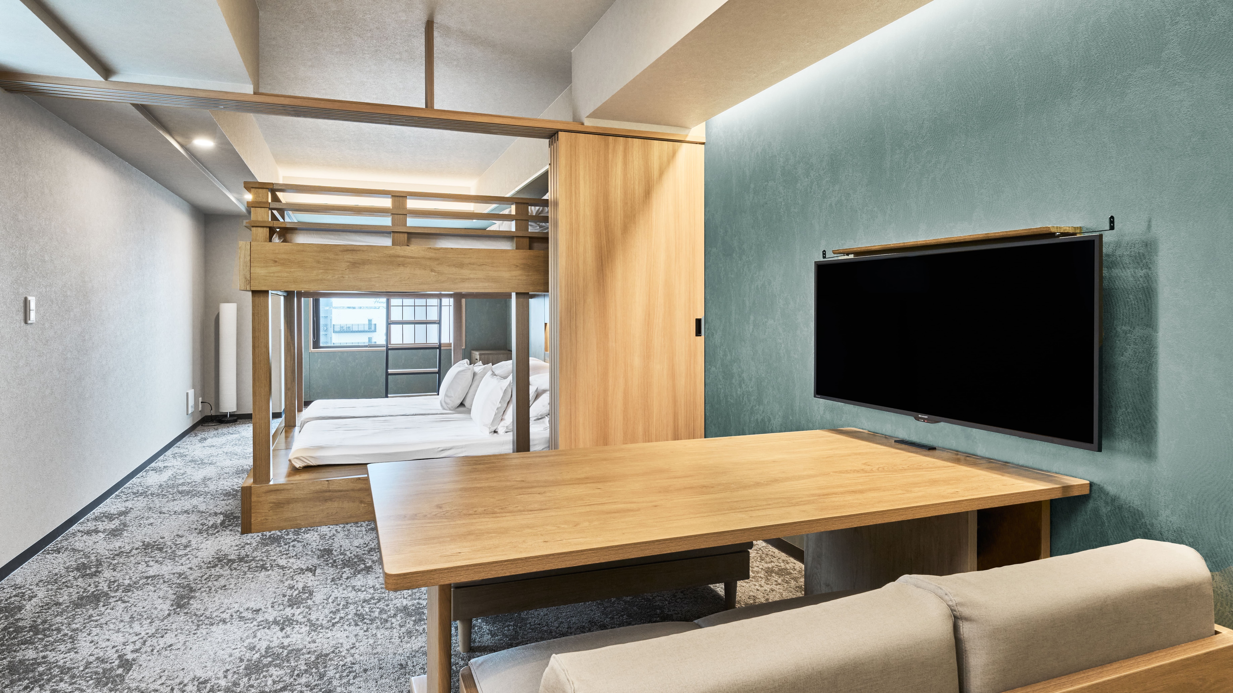 1 Bedroom Loft Bed Apartment