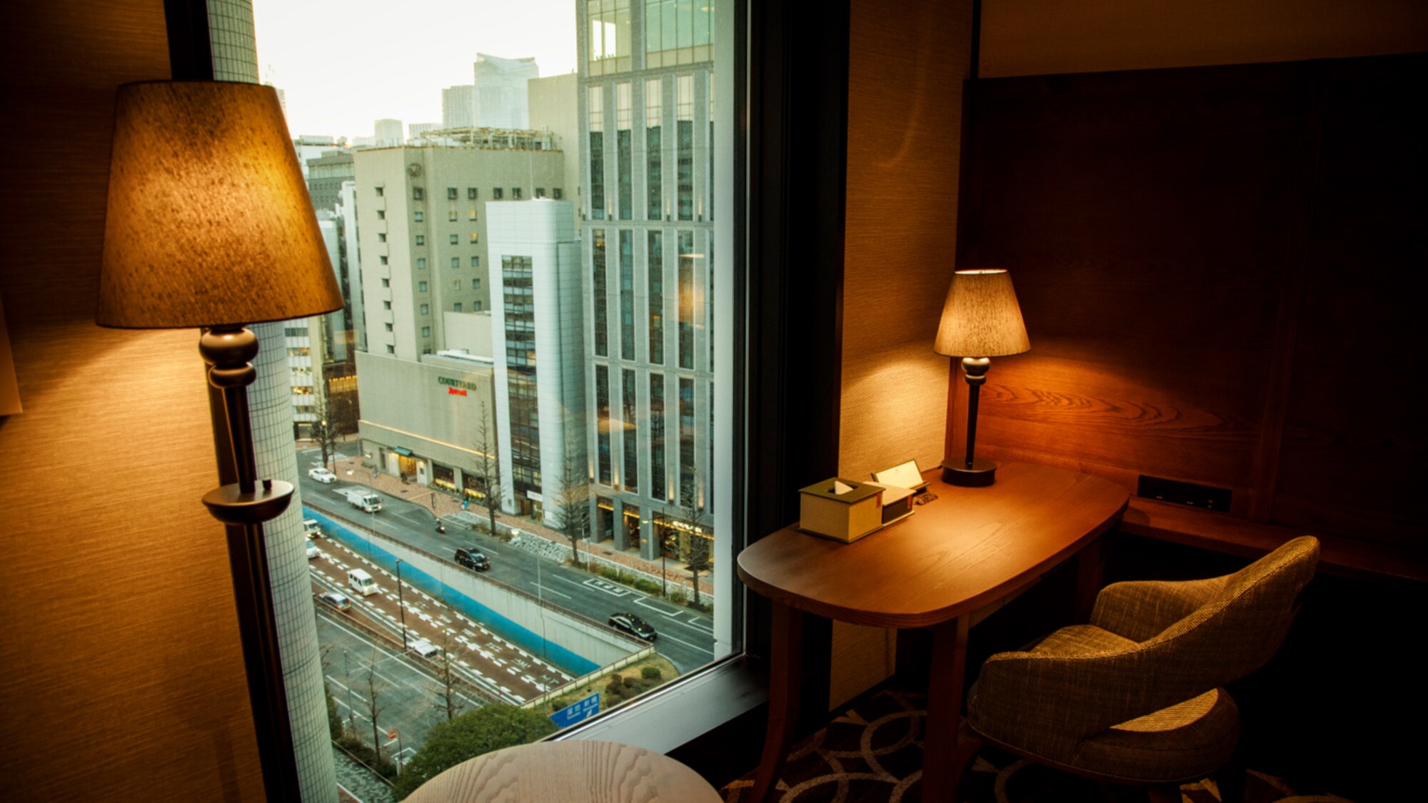 Pemandangan kamar twin superior