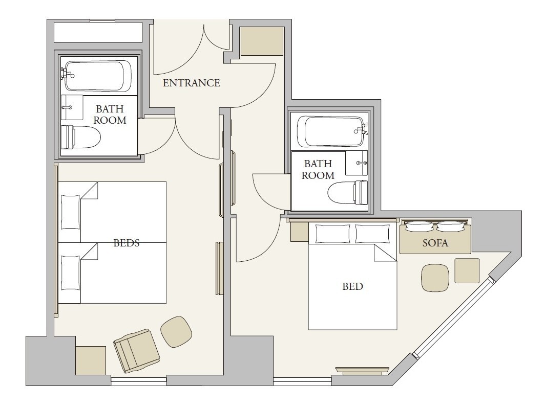 Family room for 4 people Type A