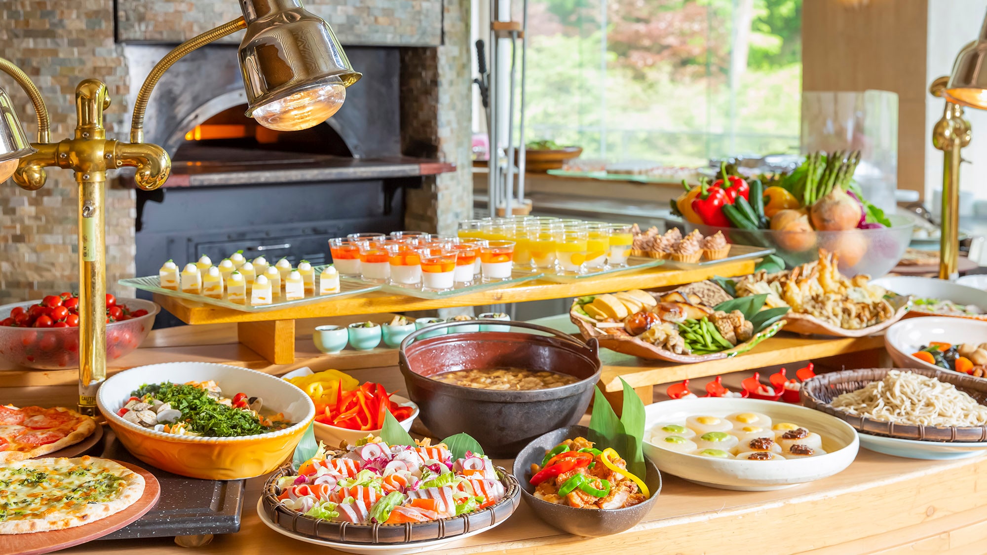 Restaurant / dinner buffet example