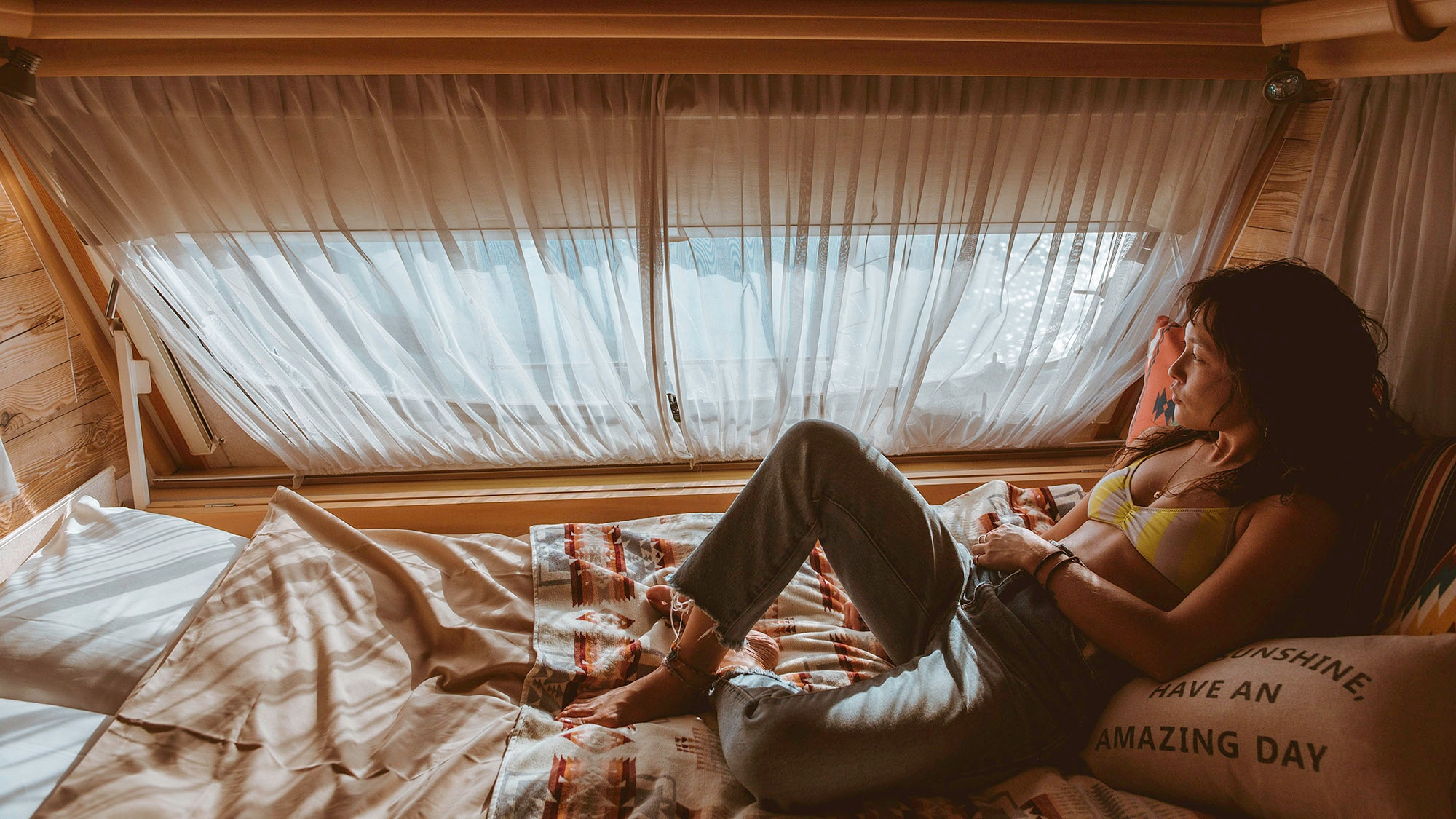 ・[Campervan Rotorua] 充滿靈性森林氛圍的室內裝潢