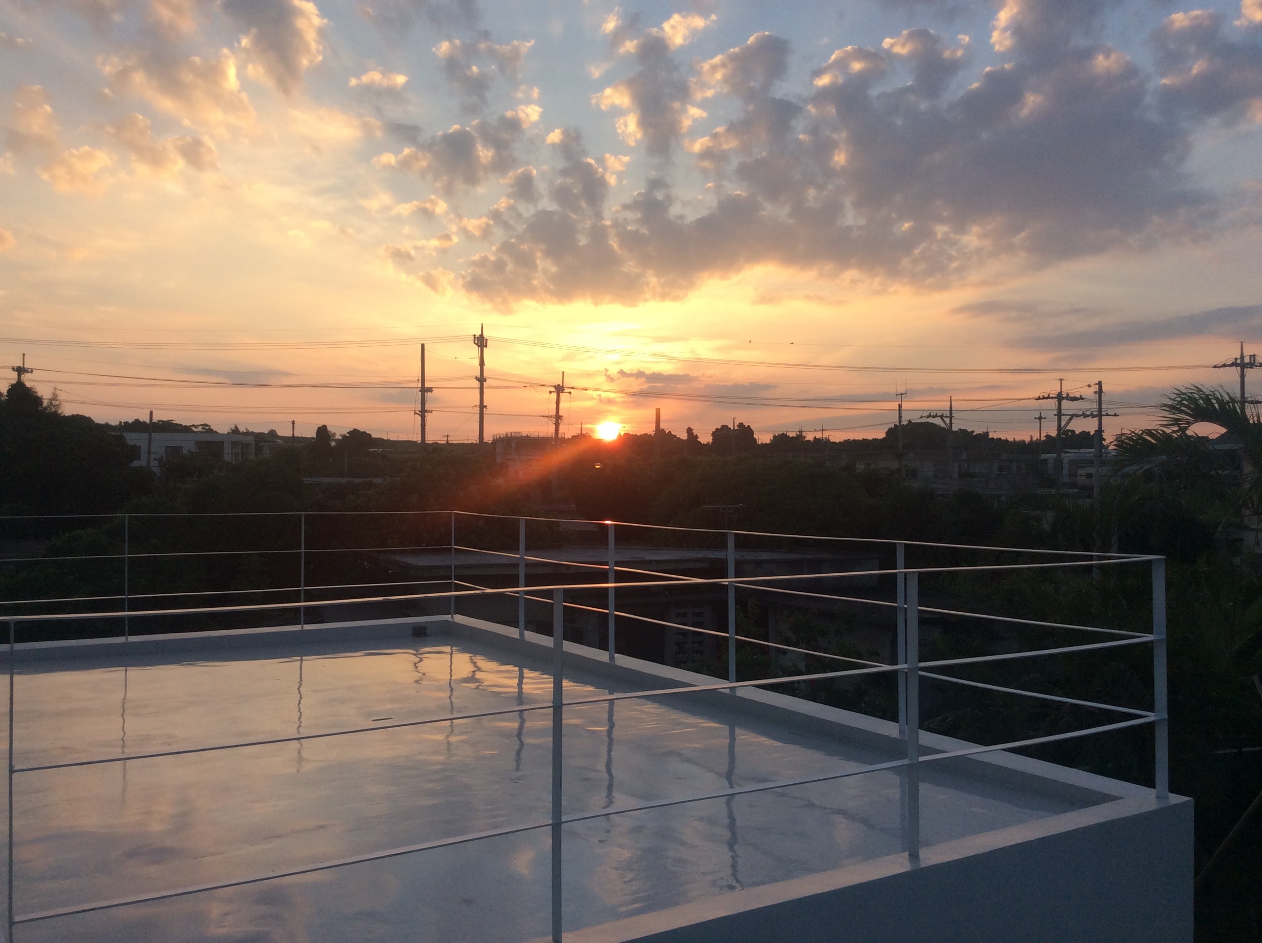 Asahi seen from the terrace