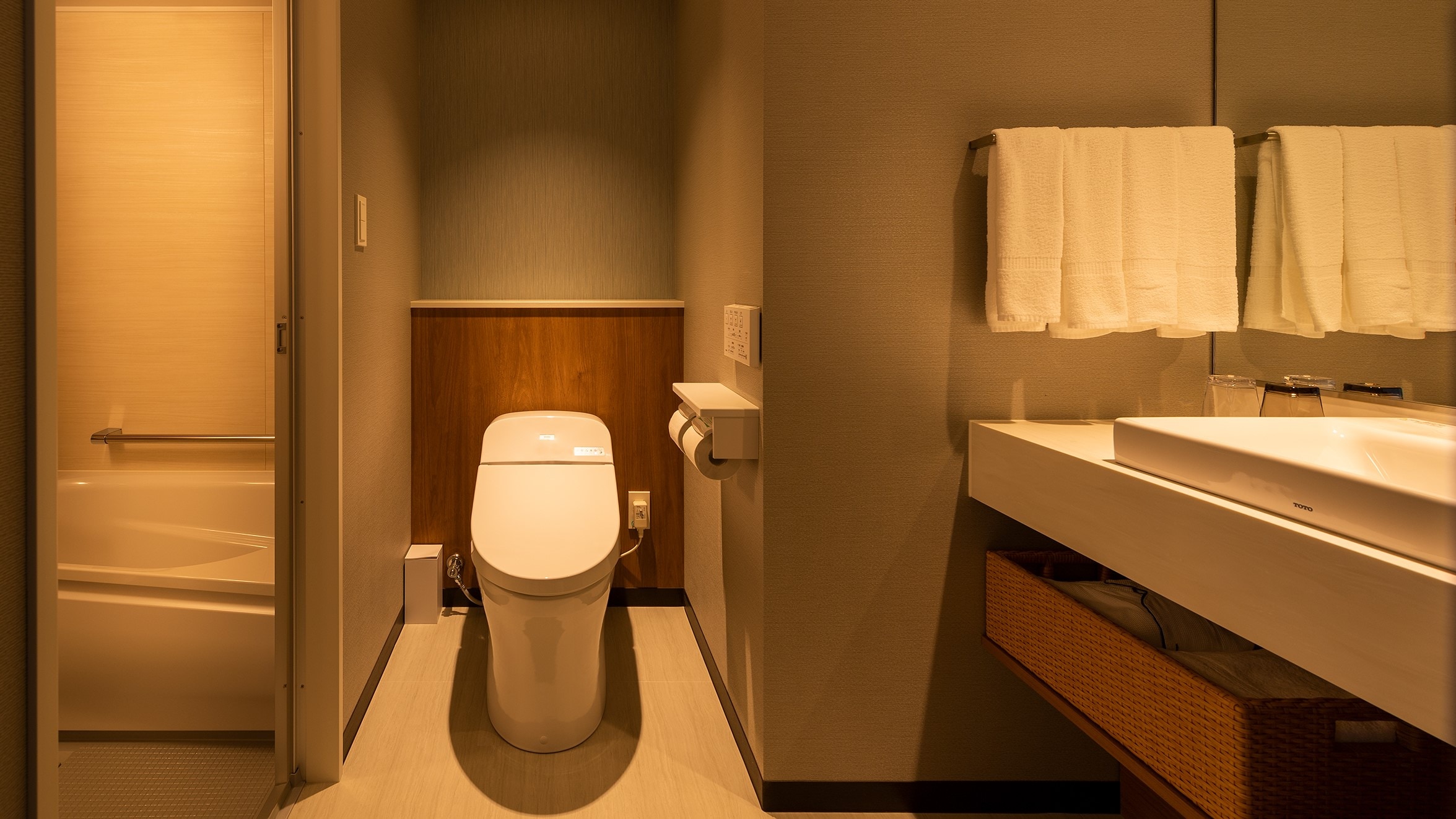 Bathroom with washroom