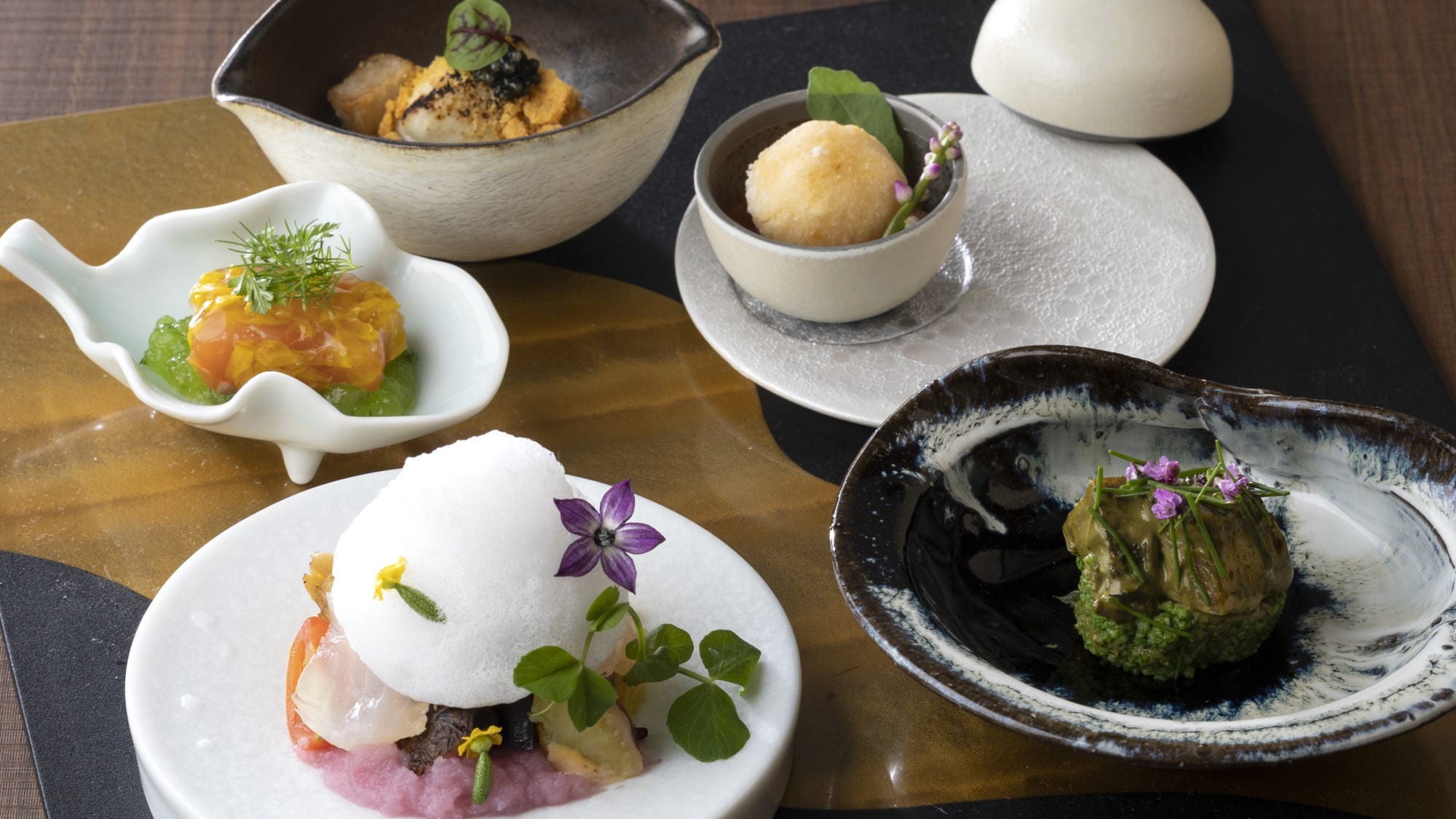 冬季懷石料理（法文）：餐前小點