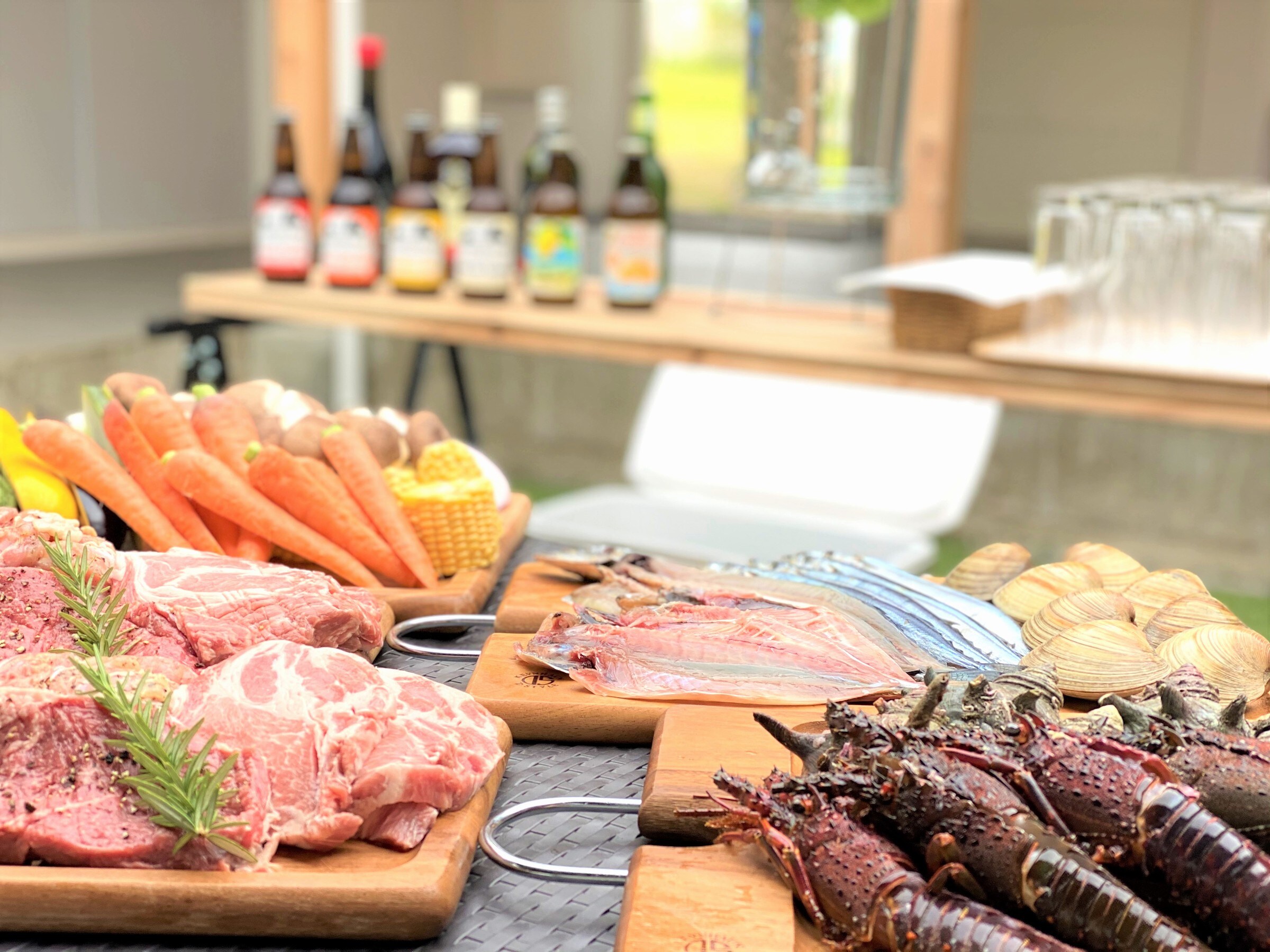 Enjoy a comfortable BBQ in the garden