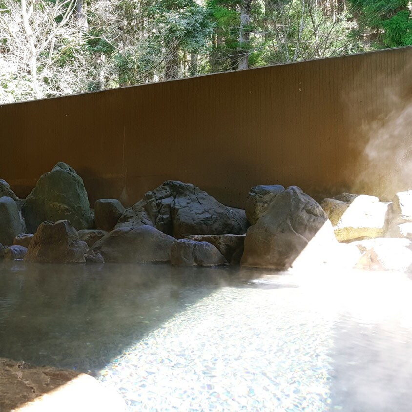 Hot springs glow