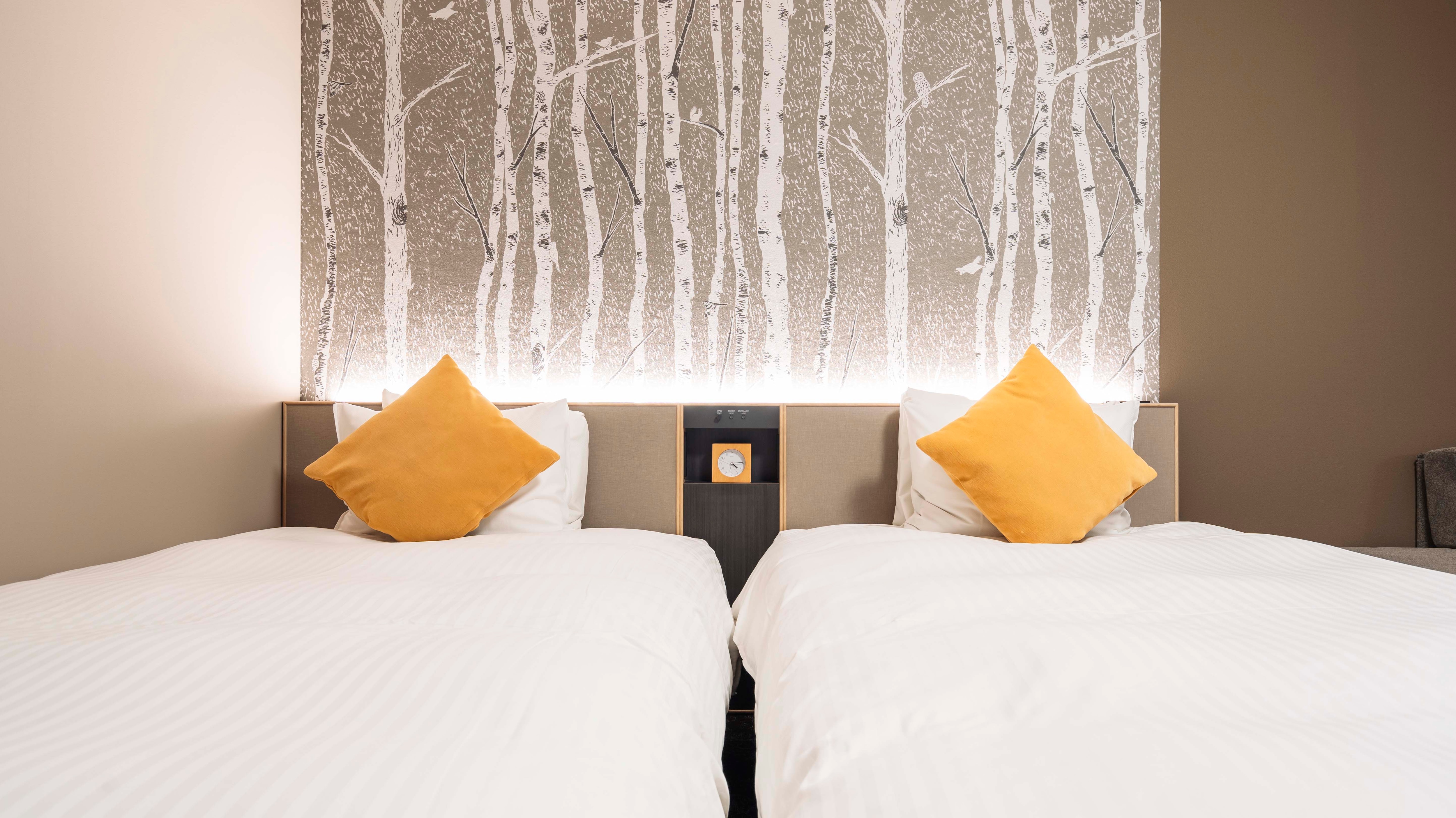 [Hollywood Twin Room] Size: 24-27 square meters, bed width: 122cm x 2