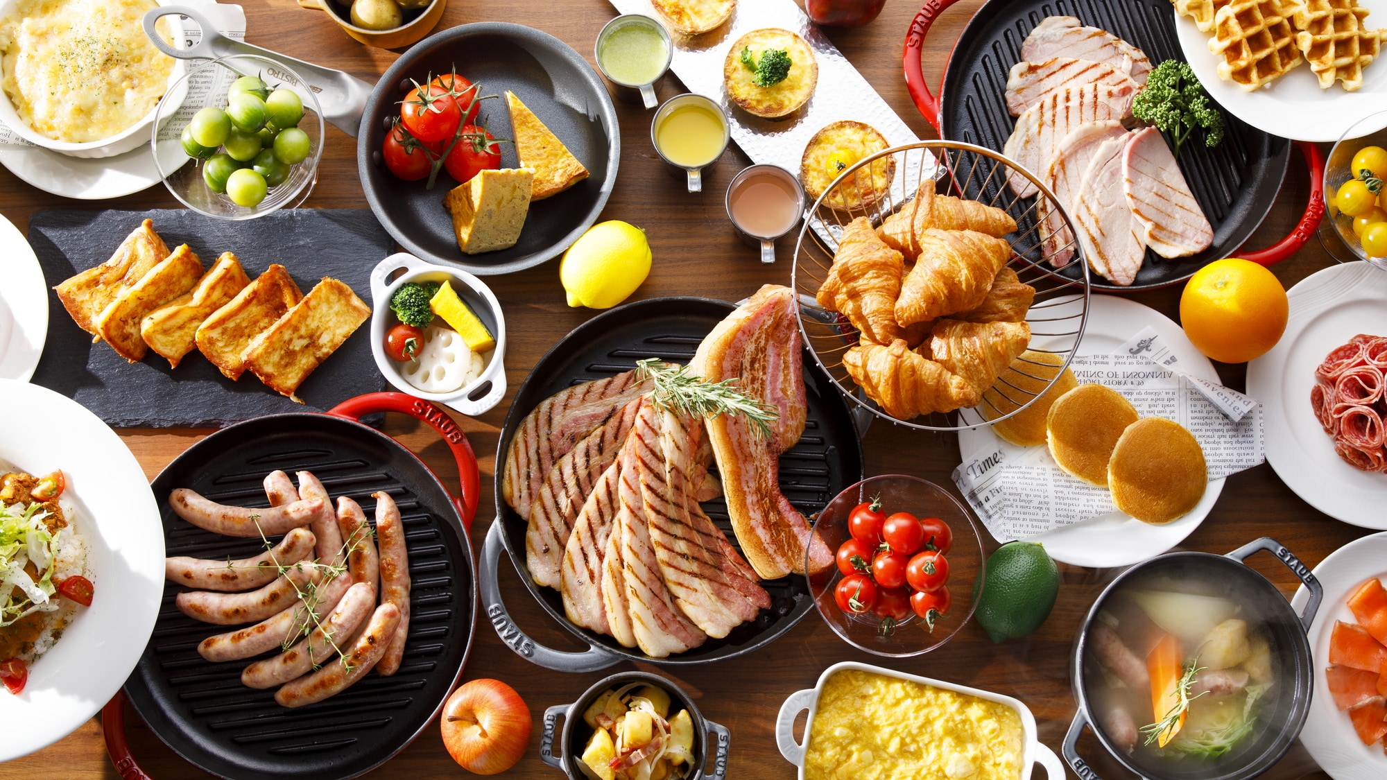 [Harbor Kitchen] Prasmanan sarapan / Dinilai tinggi oleh pelanggan karena pilihannya yang luas