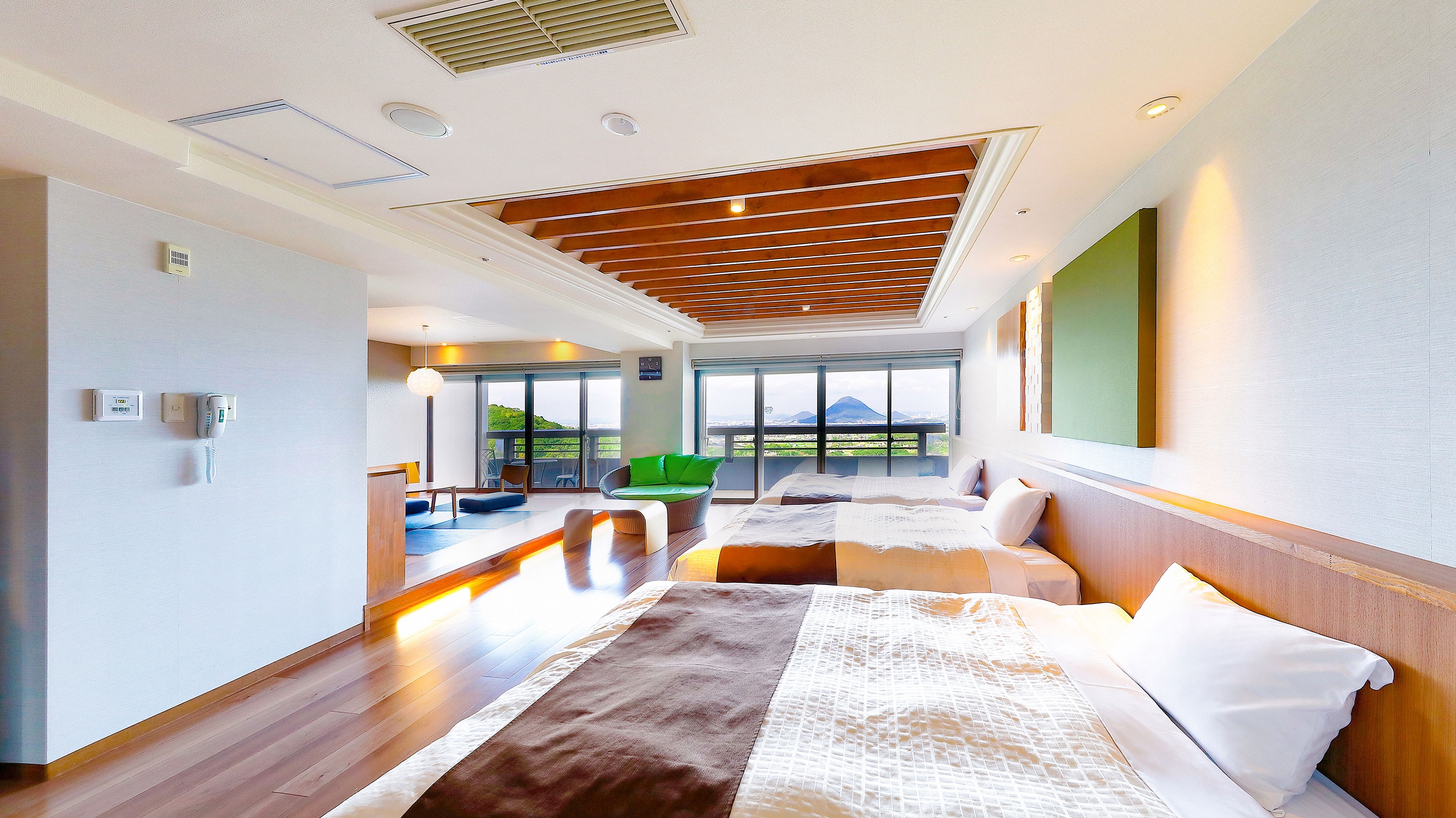 [Không hút thuốc] Phòng Suite kiểu Nhật-Tây có 3 giường, không có bồn tắm trong nhà *Hình ảnh