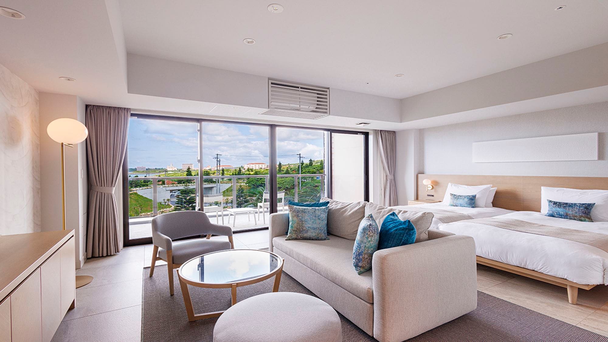 [Deluxe Large Twin (48 square meters/2nd-4th floors) <Resort view>]
