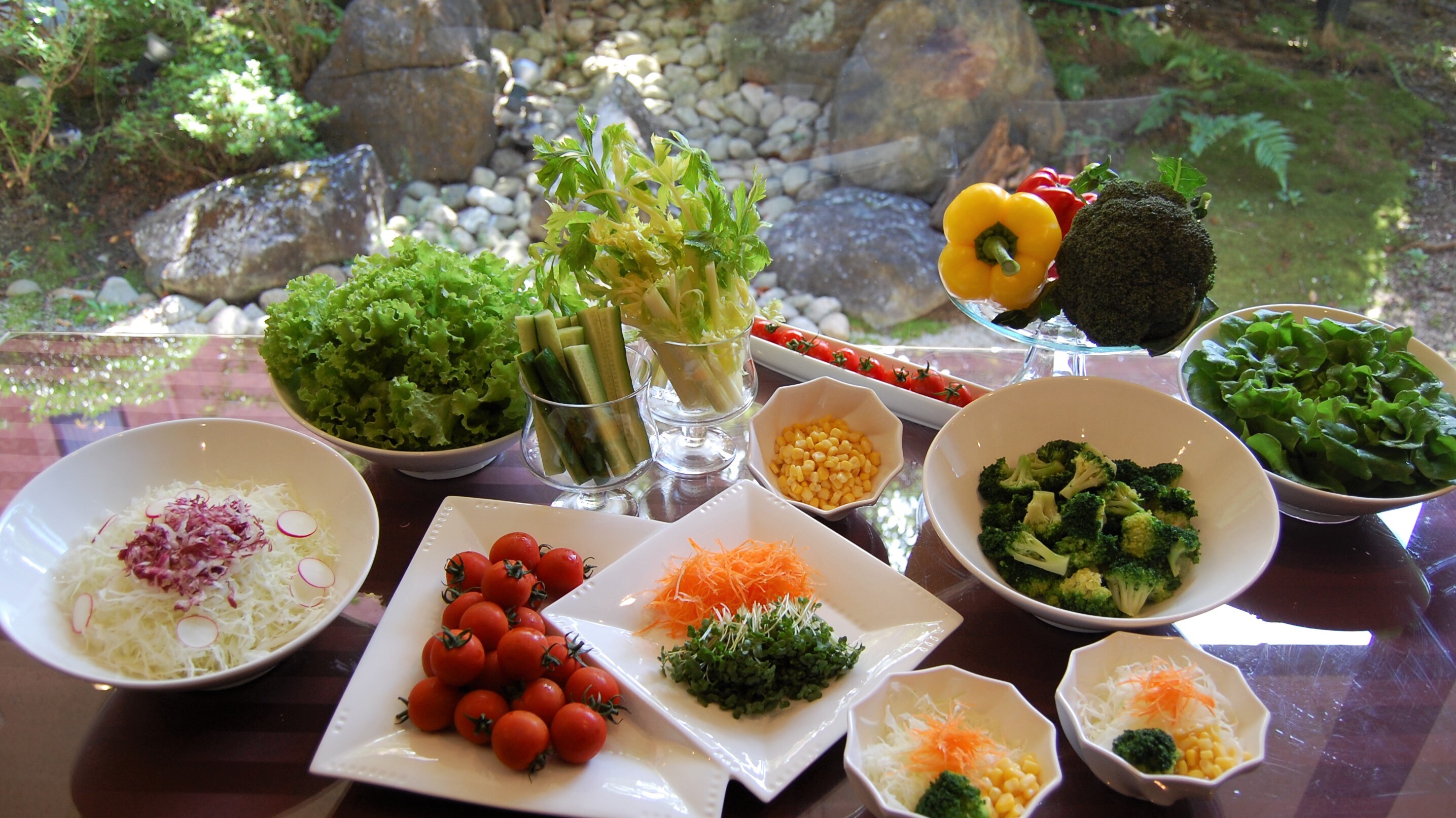Breakfast buffet salad image