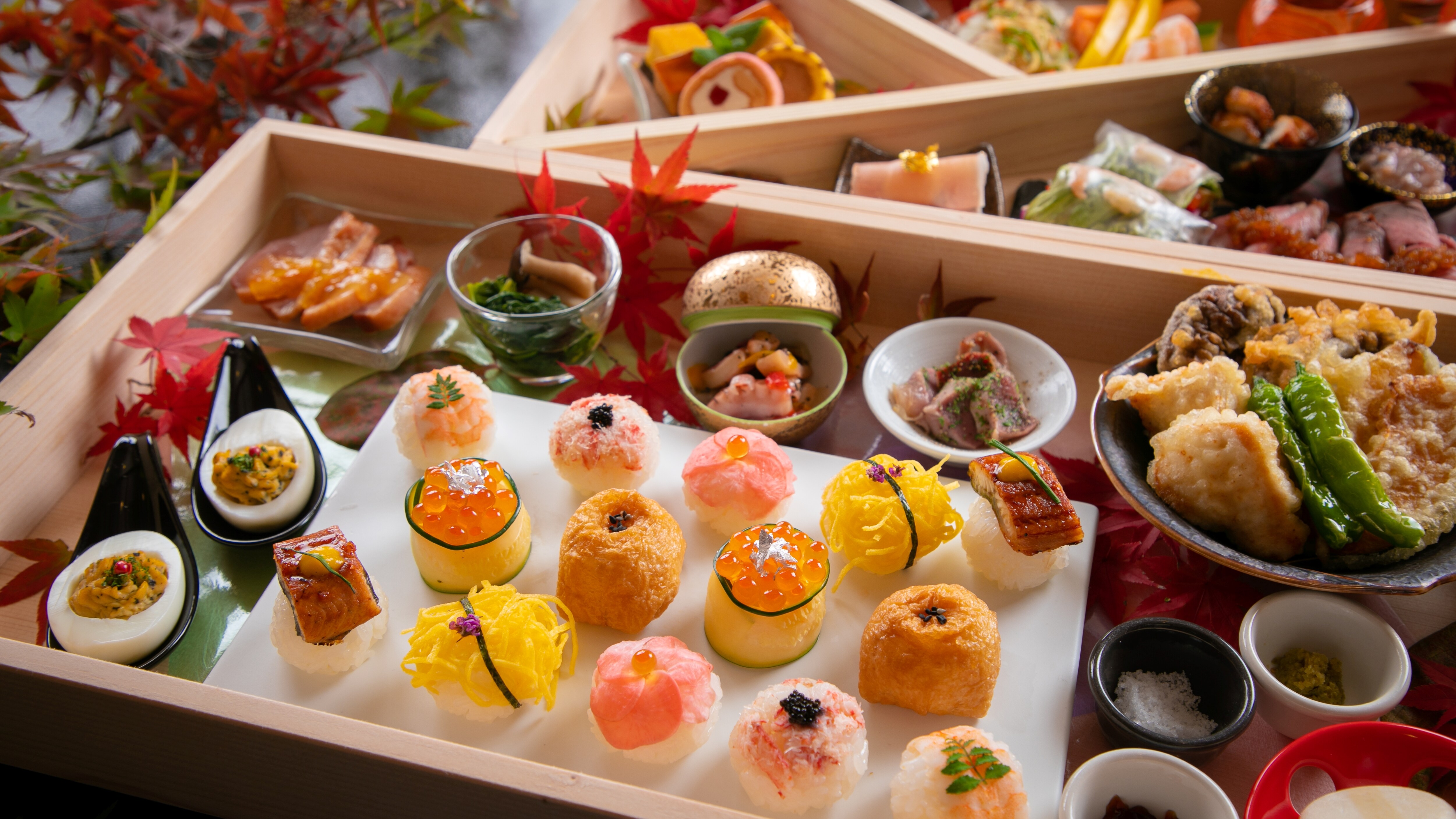 An example of a high-class catered meal