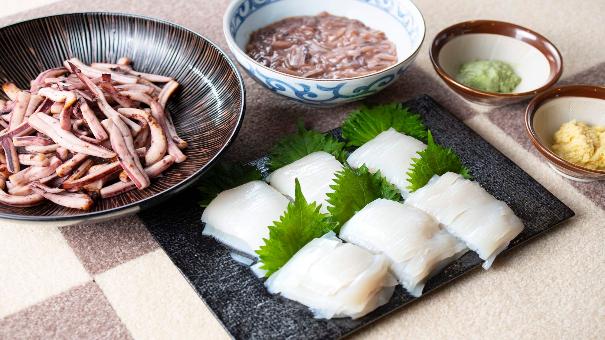 Breakfast buffet-Hakodate's specialty "squid"-