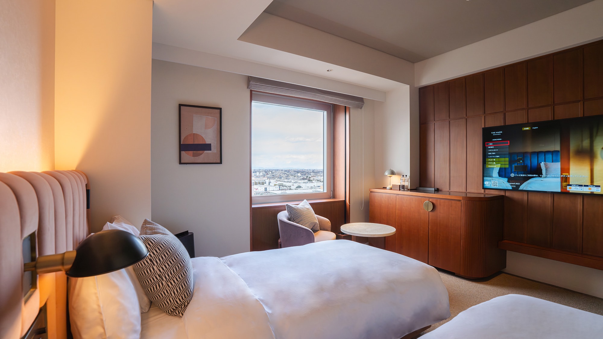 [Mark Superior Twin Room 27㎡] Excellent value for money ◎ Simple and comfortable stay