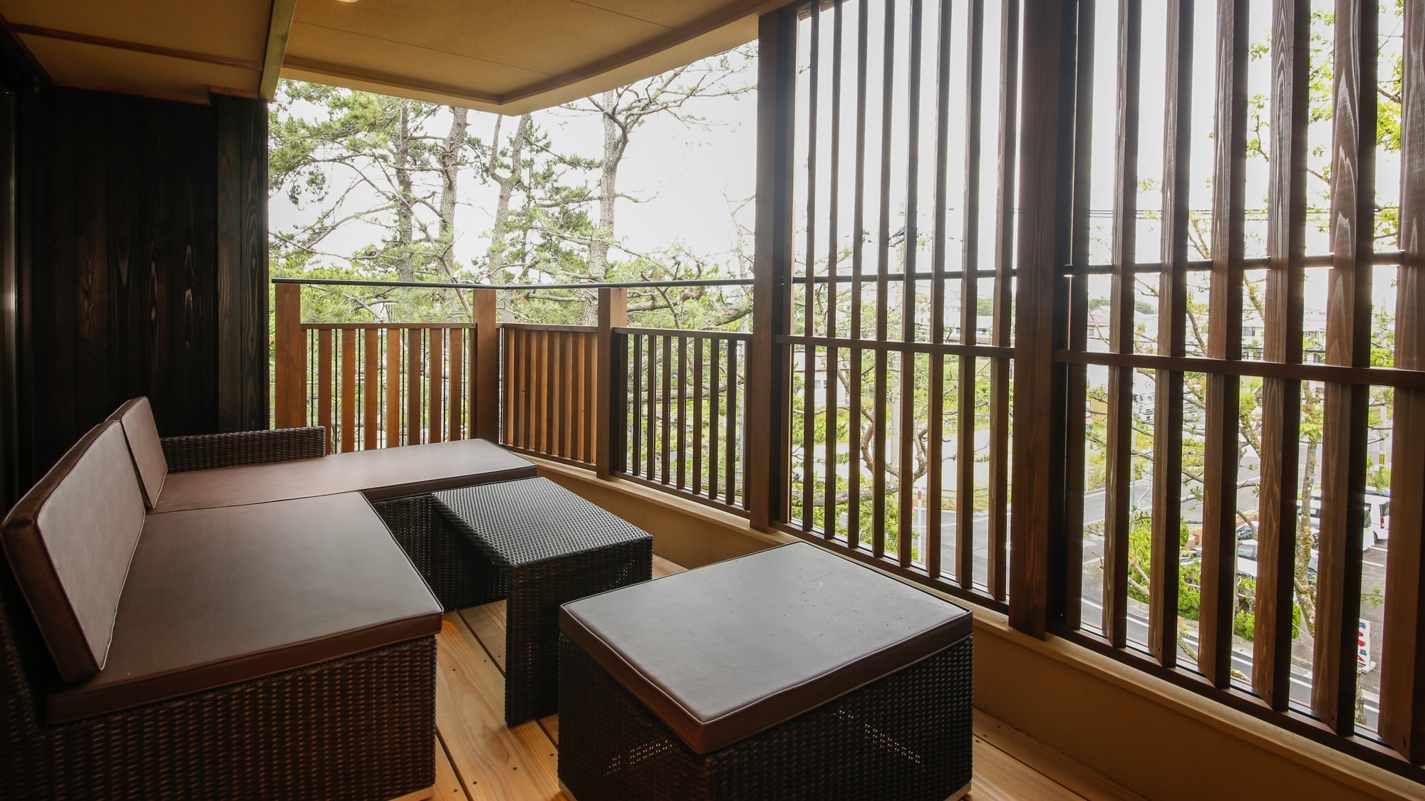 Guest room with private open-air bath Type A (Mountain Yuzuruha side)