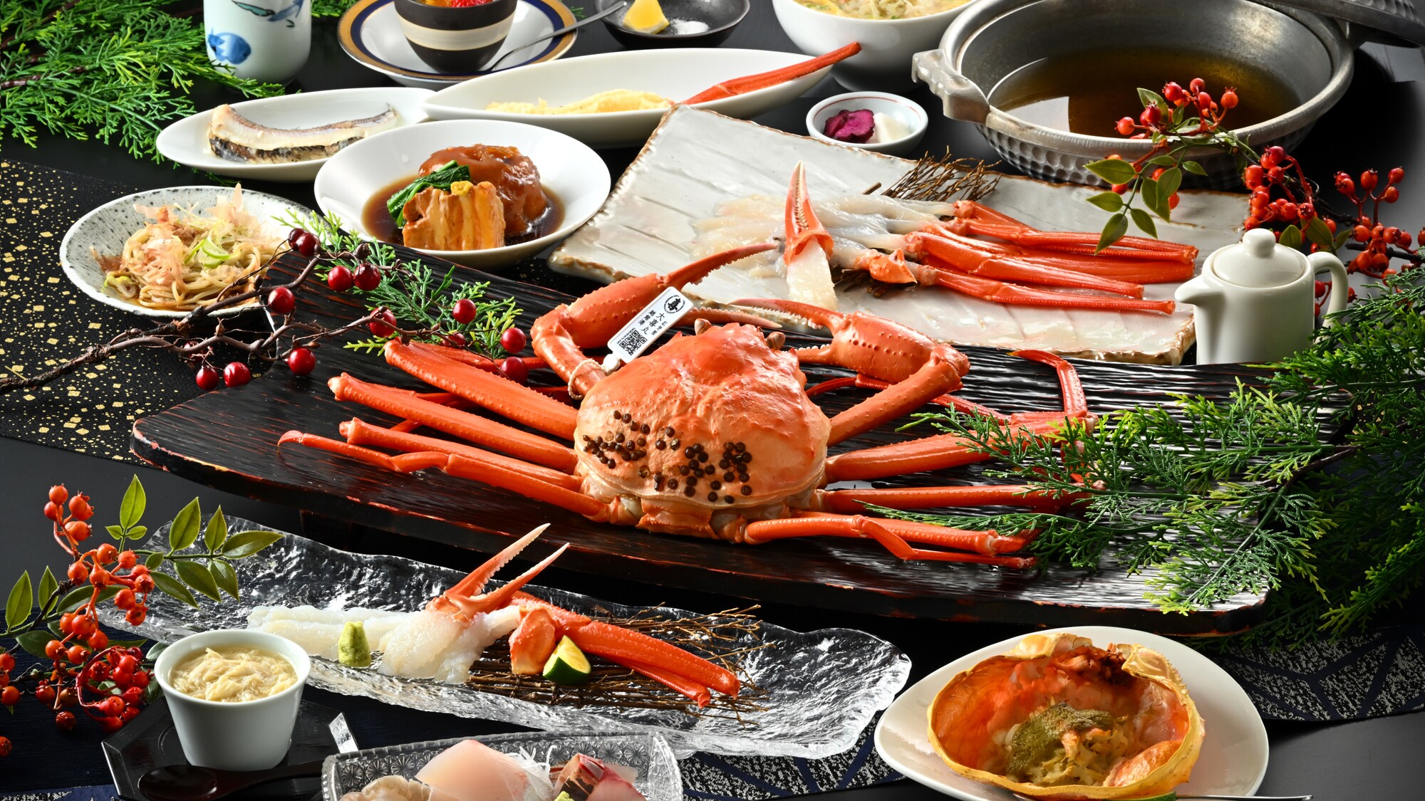 [Echizen Red Snow Crab Shabu-Shabu Full Course - 1 minuman untuk 2 orang]