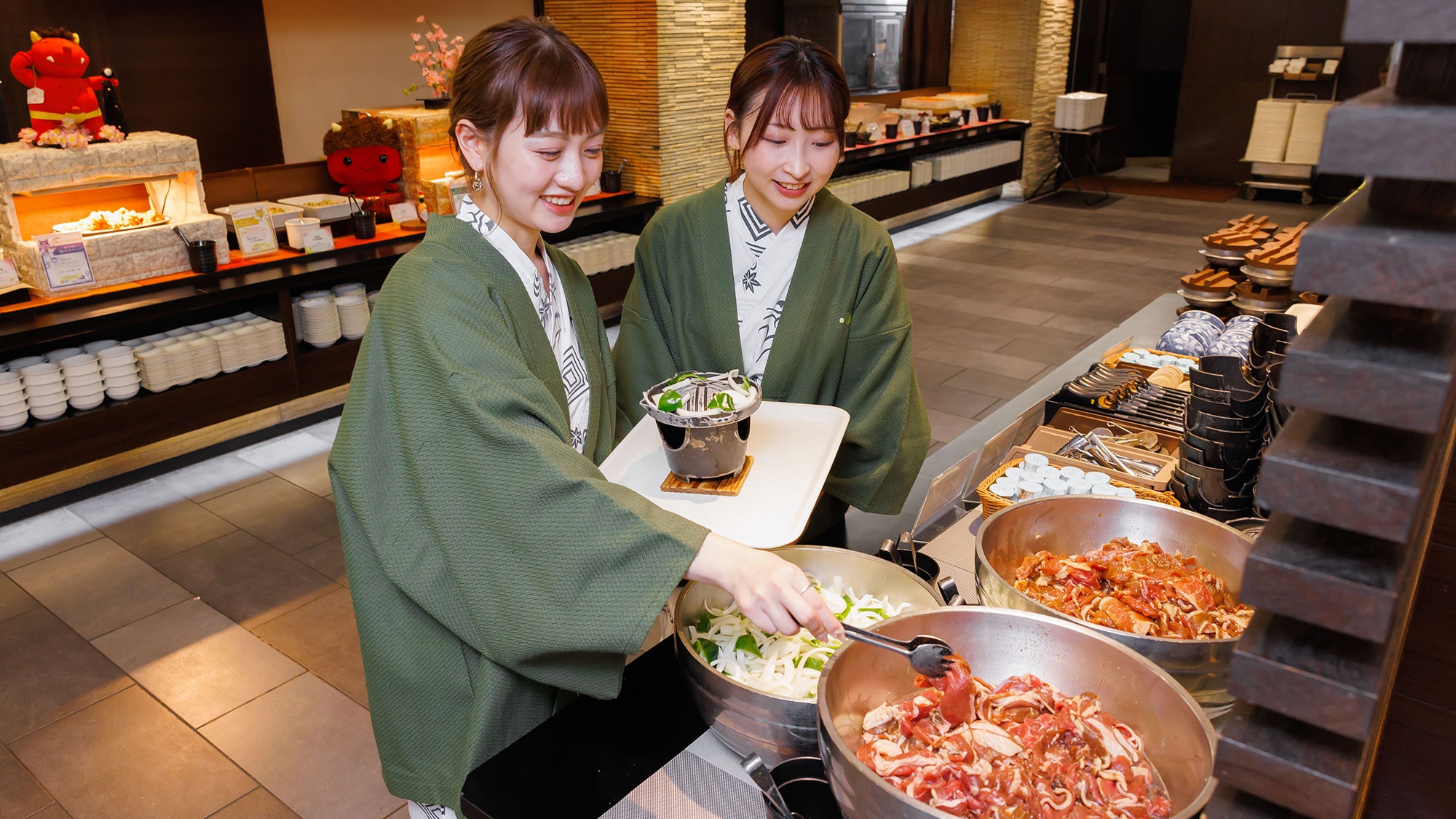 【自助餐】成吉思汗盡情享用。