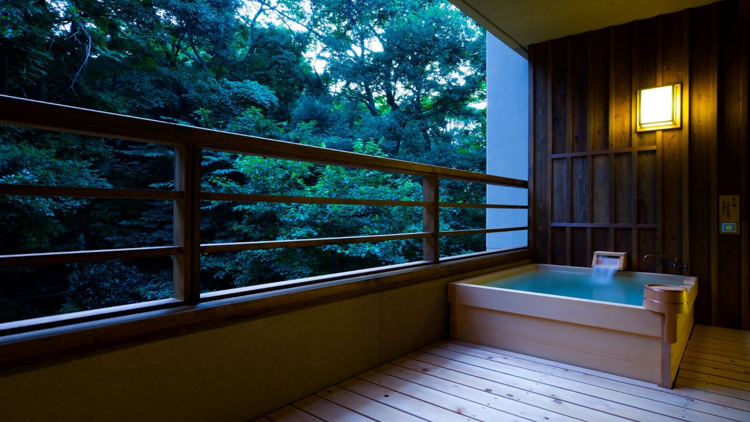 [Guest room] Open-air bath ①